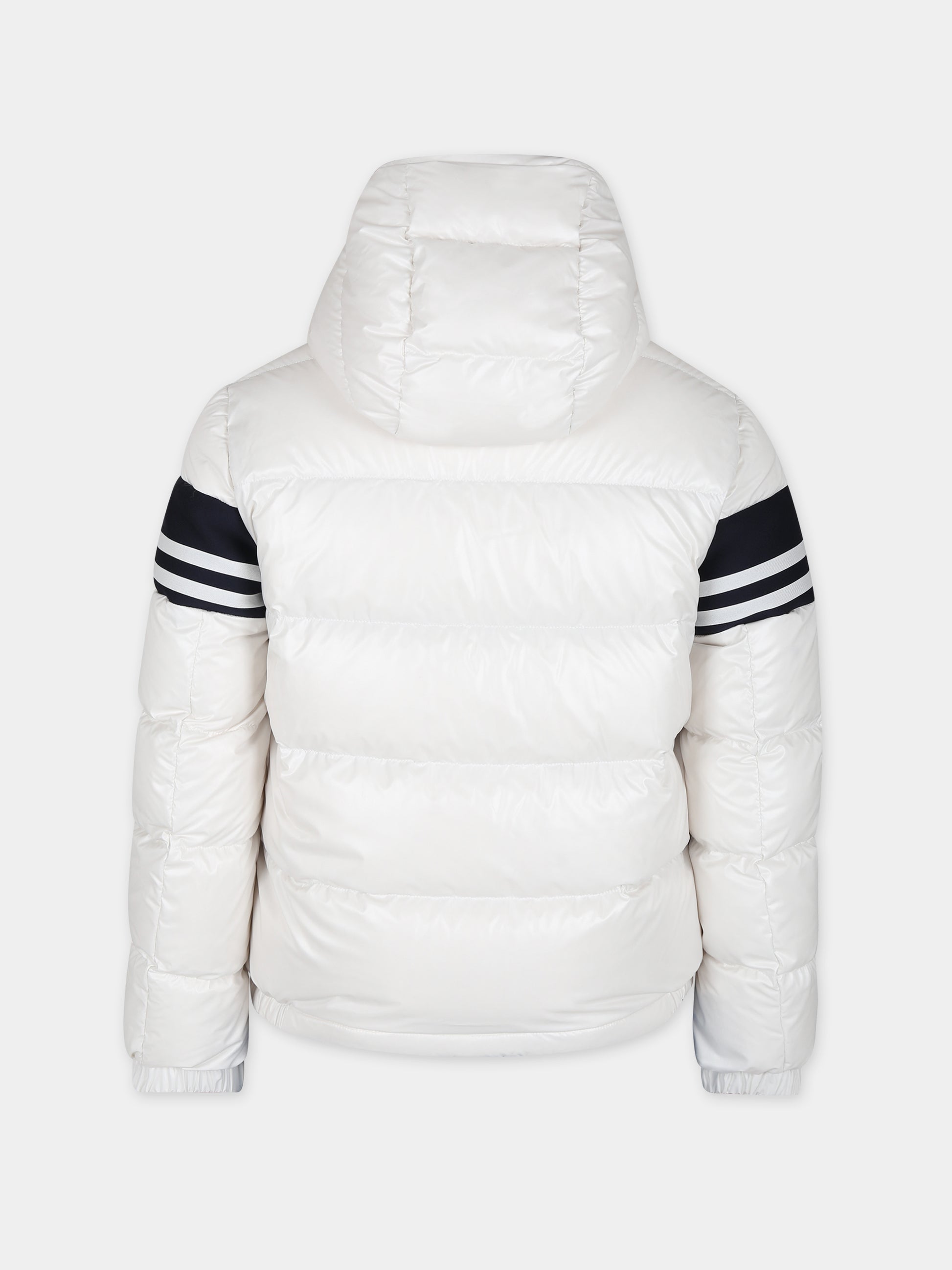 Piumino Mangal bianco per bambino con logo,Moncler Kids,954 1A00057 595ZJ 034