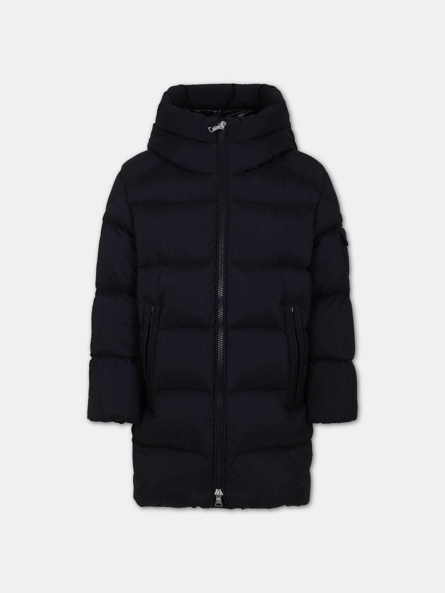 Piumino Marat blu per bambino con logo,Moncler Kids,954 1C00005 595FD 776