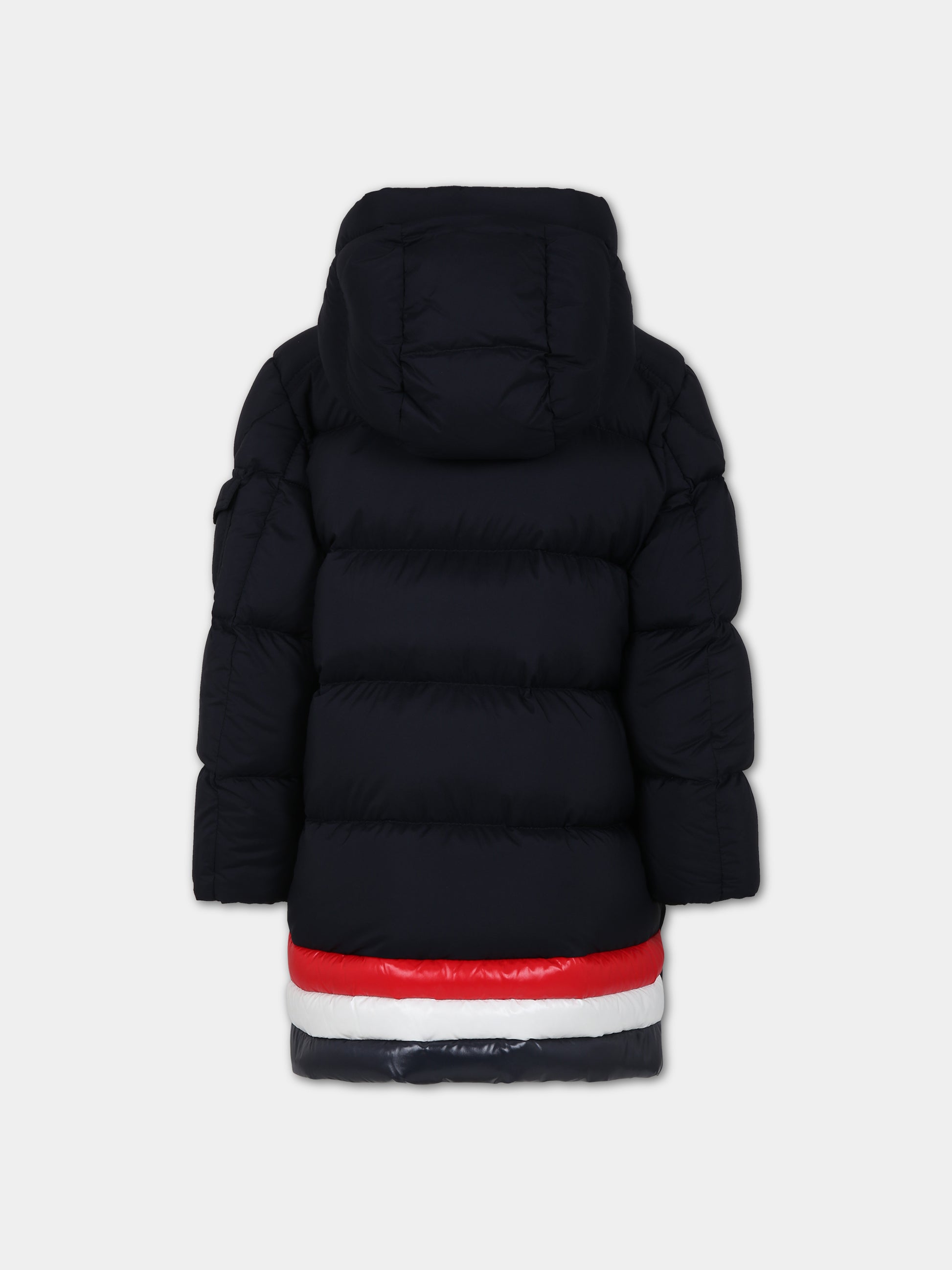 Piumino Marat blu per bambino con logo,Moncler Kids,954 1C00005 595FD 776