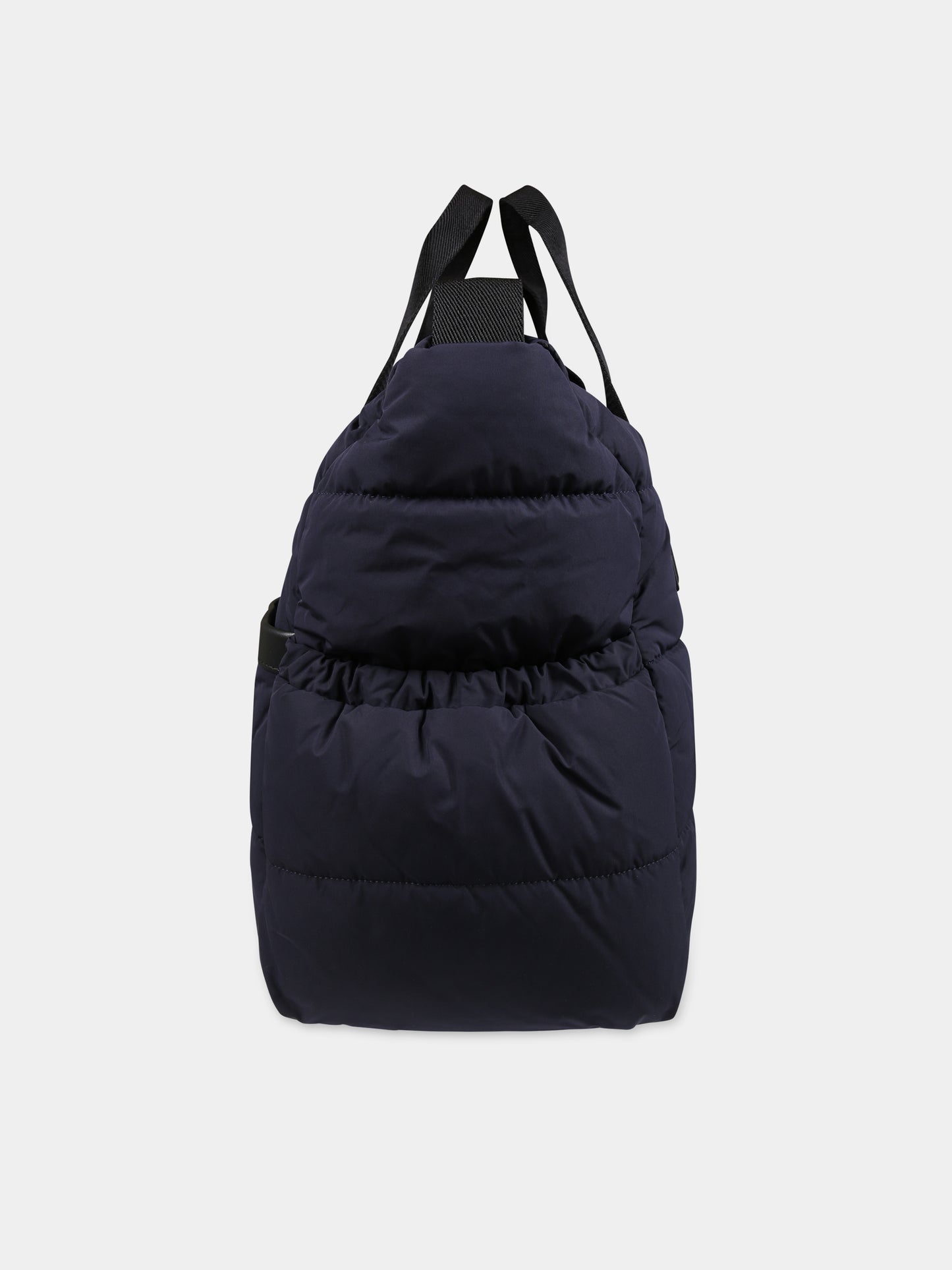 Borsa mamma blu per neonati con logo,Moncler Kids,951 5D00001 M3556 755