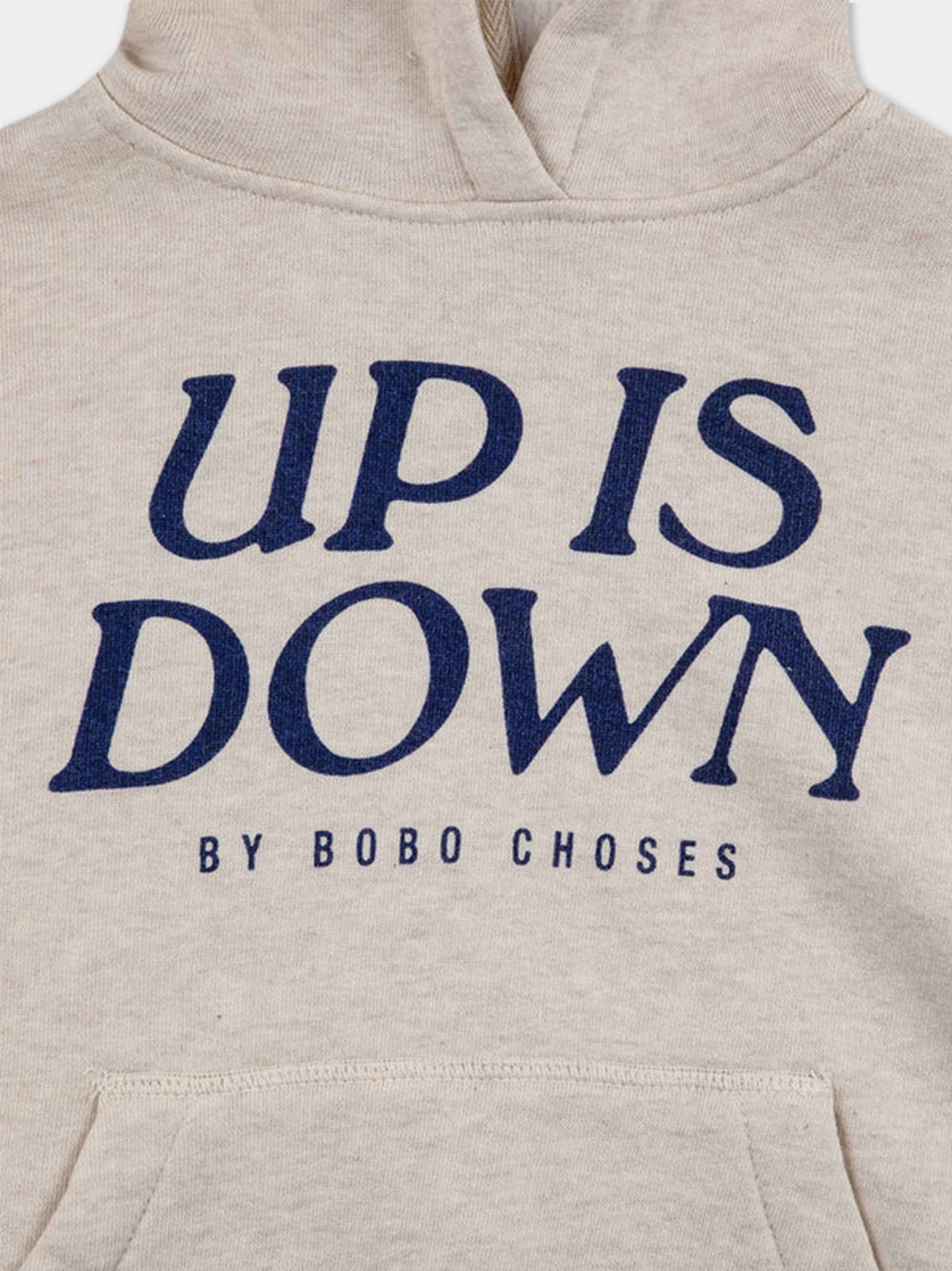 Felpa avorio per bambini con stampa logo,Bobo Choses,223AC049