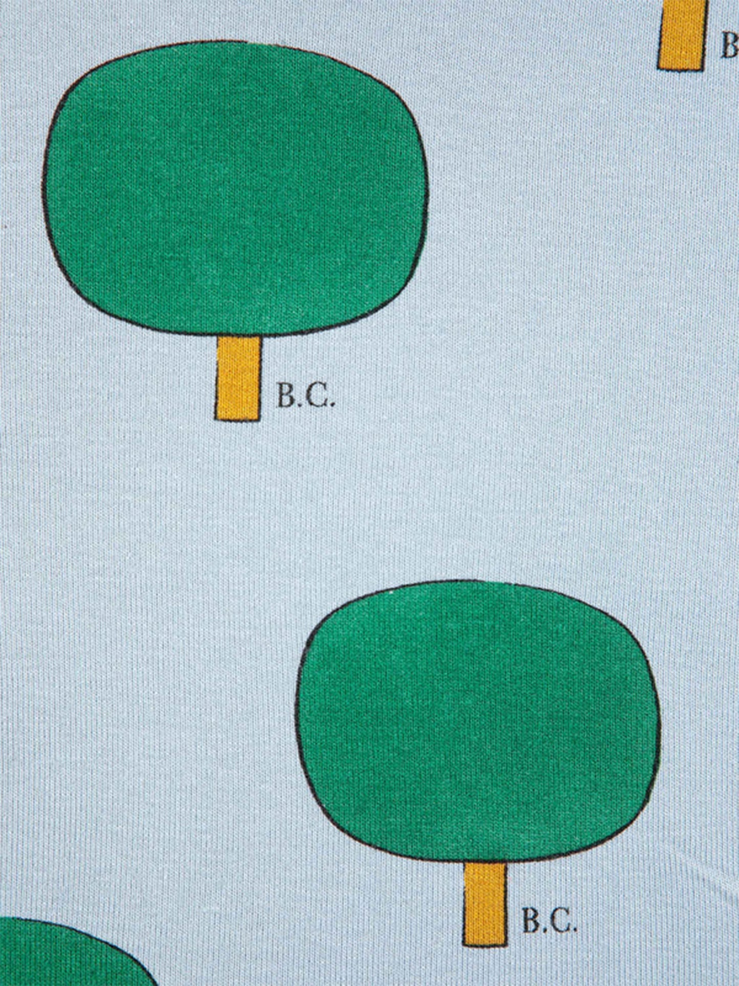 T-shirt celeste per bambini con stampa all-over,Bobo Choses,223AC023