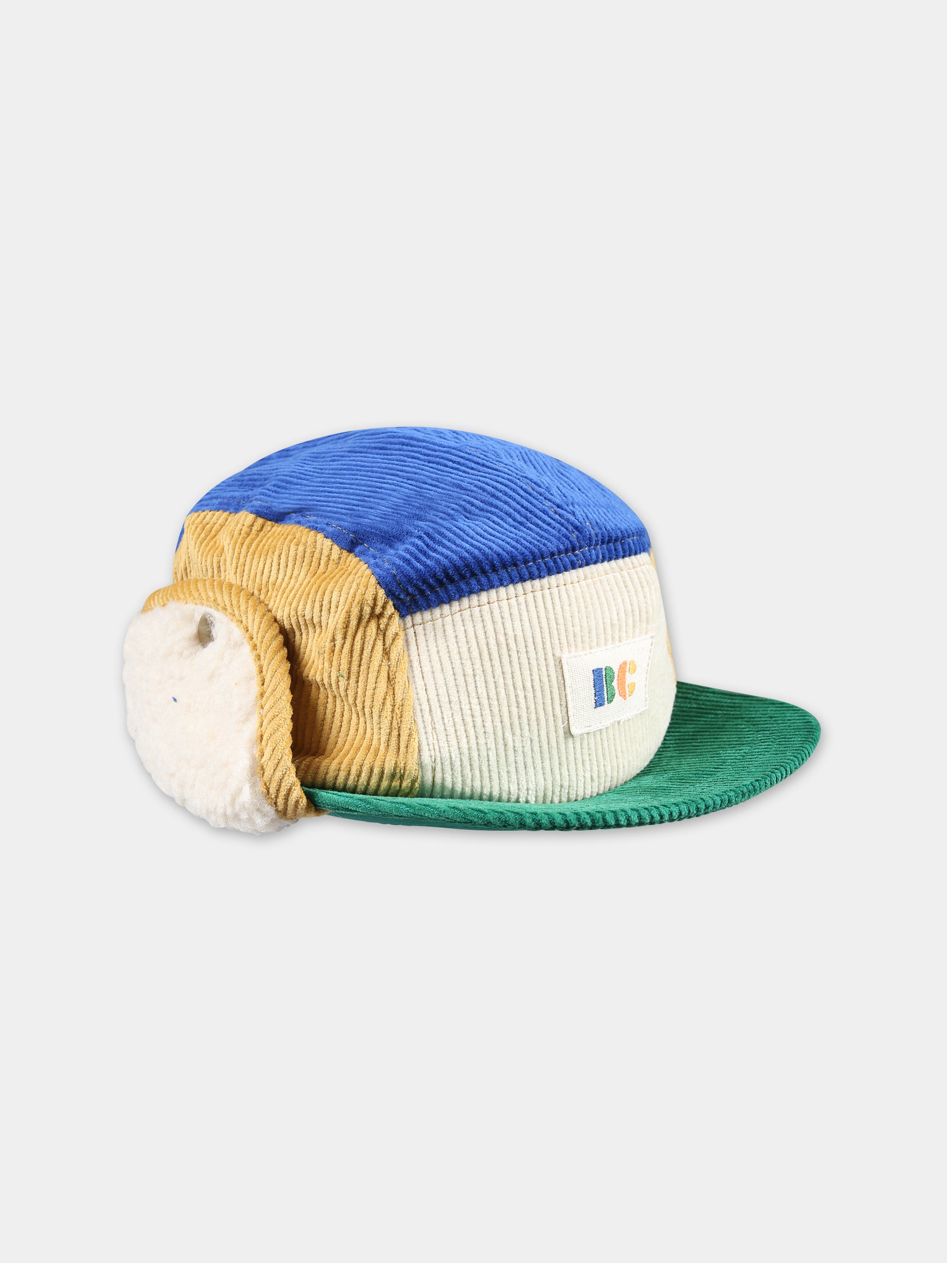 Cappello multicolor per bambini con logo,Bobo Choses,223AI016