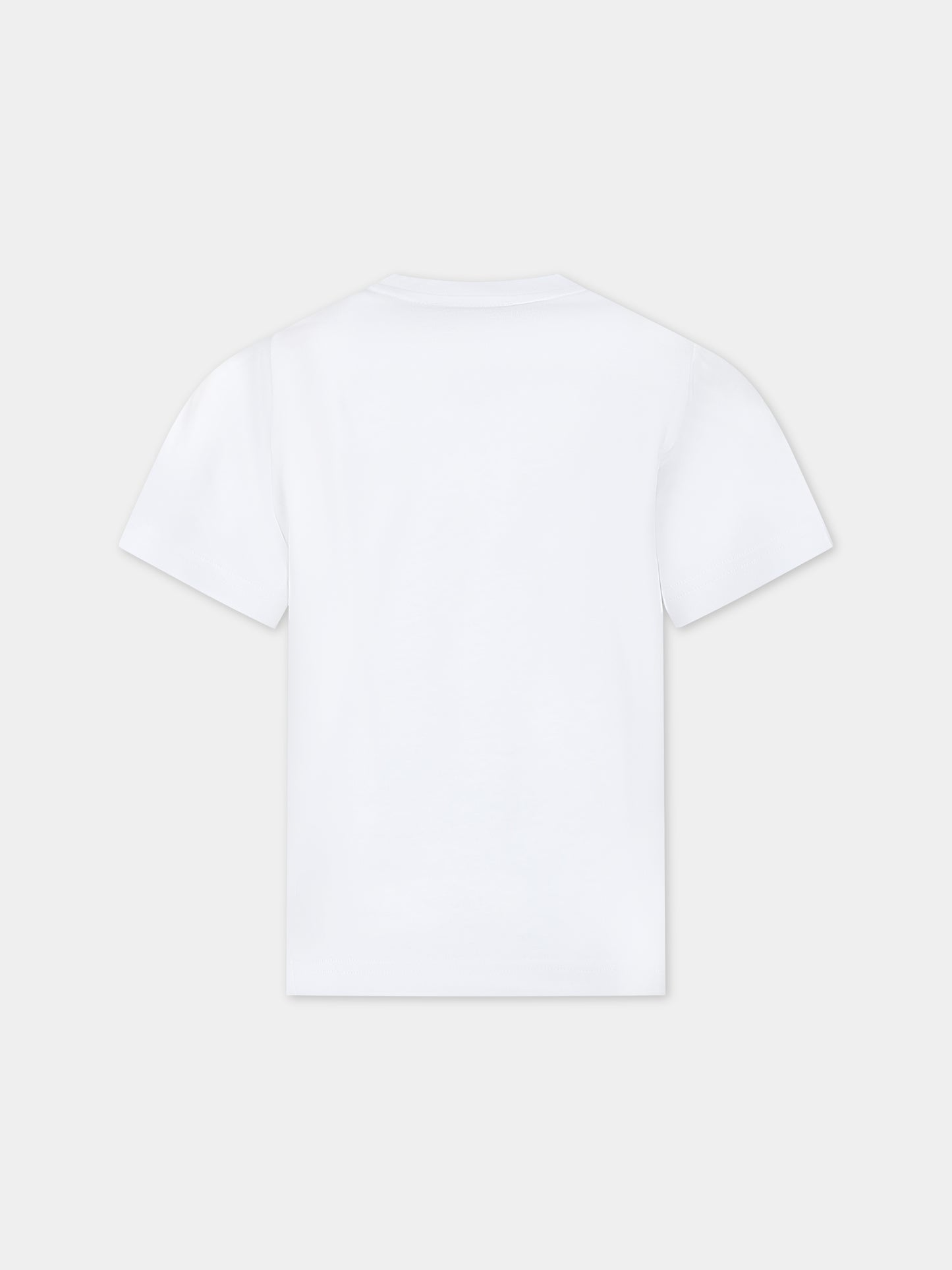 T-shirt bianca per bambino con logo,Dsquared2,DQ1975 D0A3Z DQ100