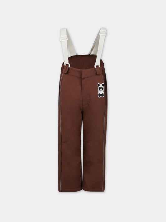 Pantaloni marroni da neve per bambini,Mini Rodini,2371014016