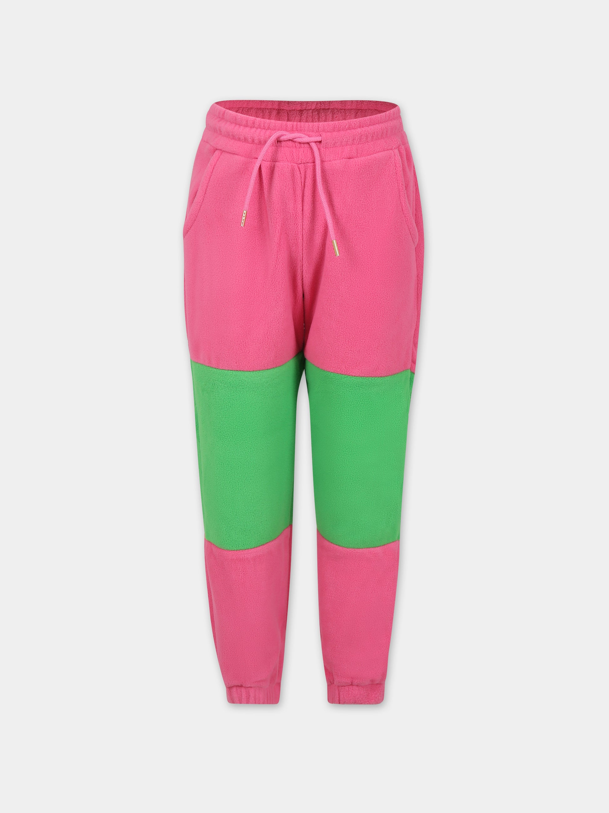 Pantaloni rosa per bambina con pantera,Mini Rodini,2371011528