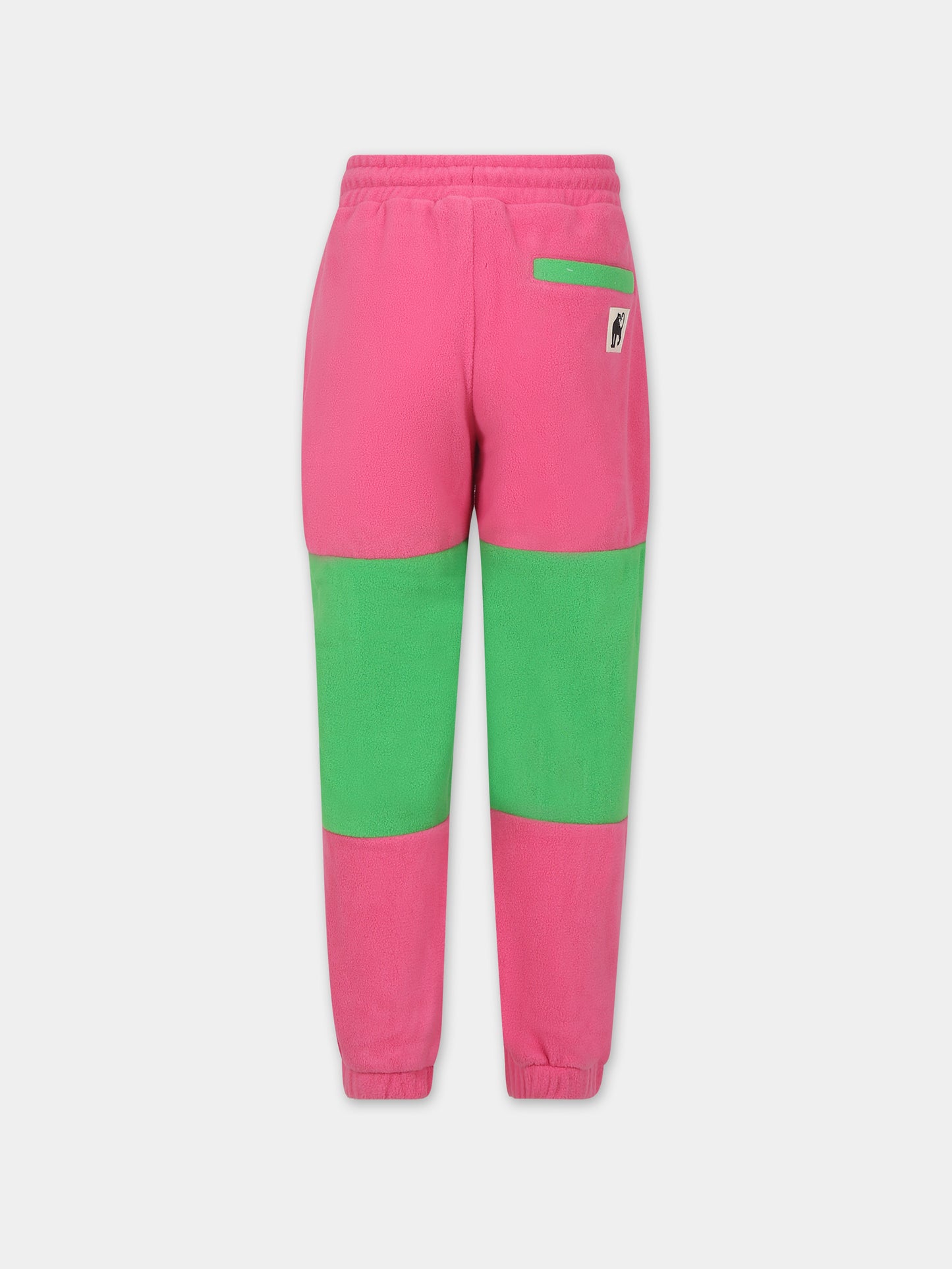 Pantaloni rosa per bambina con pantera,Mini Rodini,2371011528