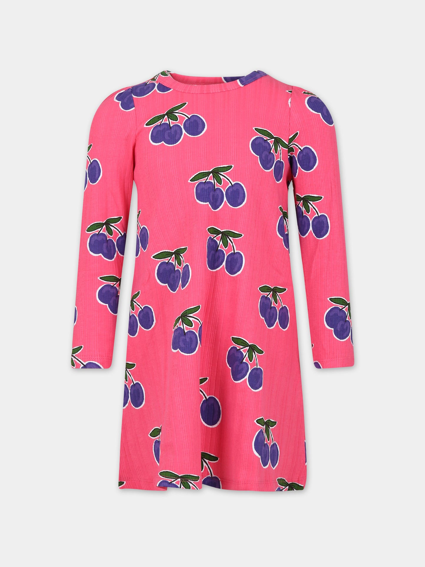 Vestito fucsia per bambina,Mini Rodini,2375011428