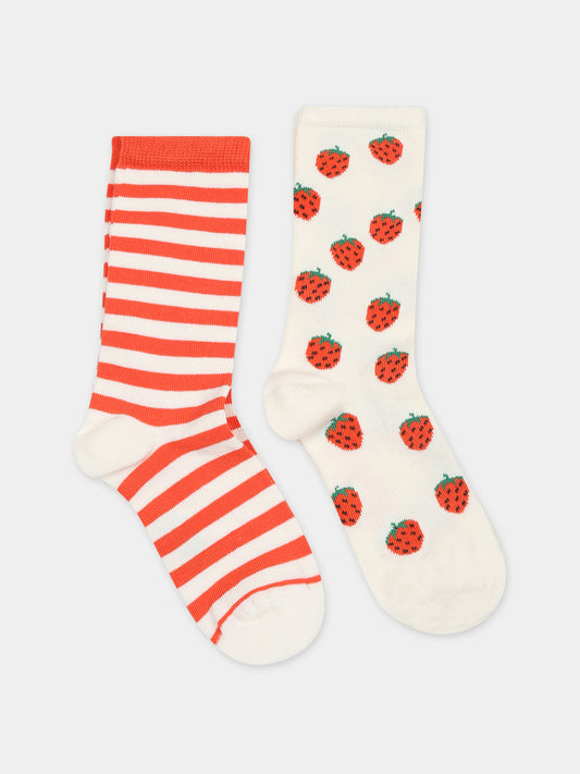 Set bianco per bambina con logo,Mini Rodini,2376010900