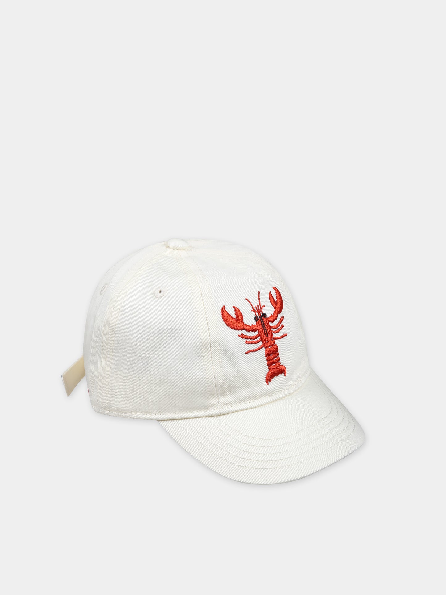 Cappello avorio per bambini con aragosta,Mini Rodini,2376510110