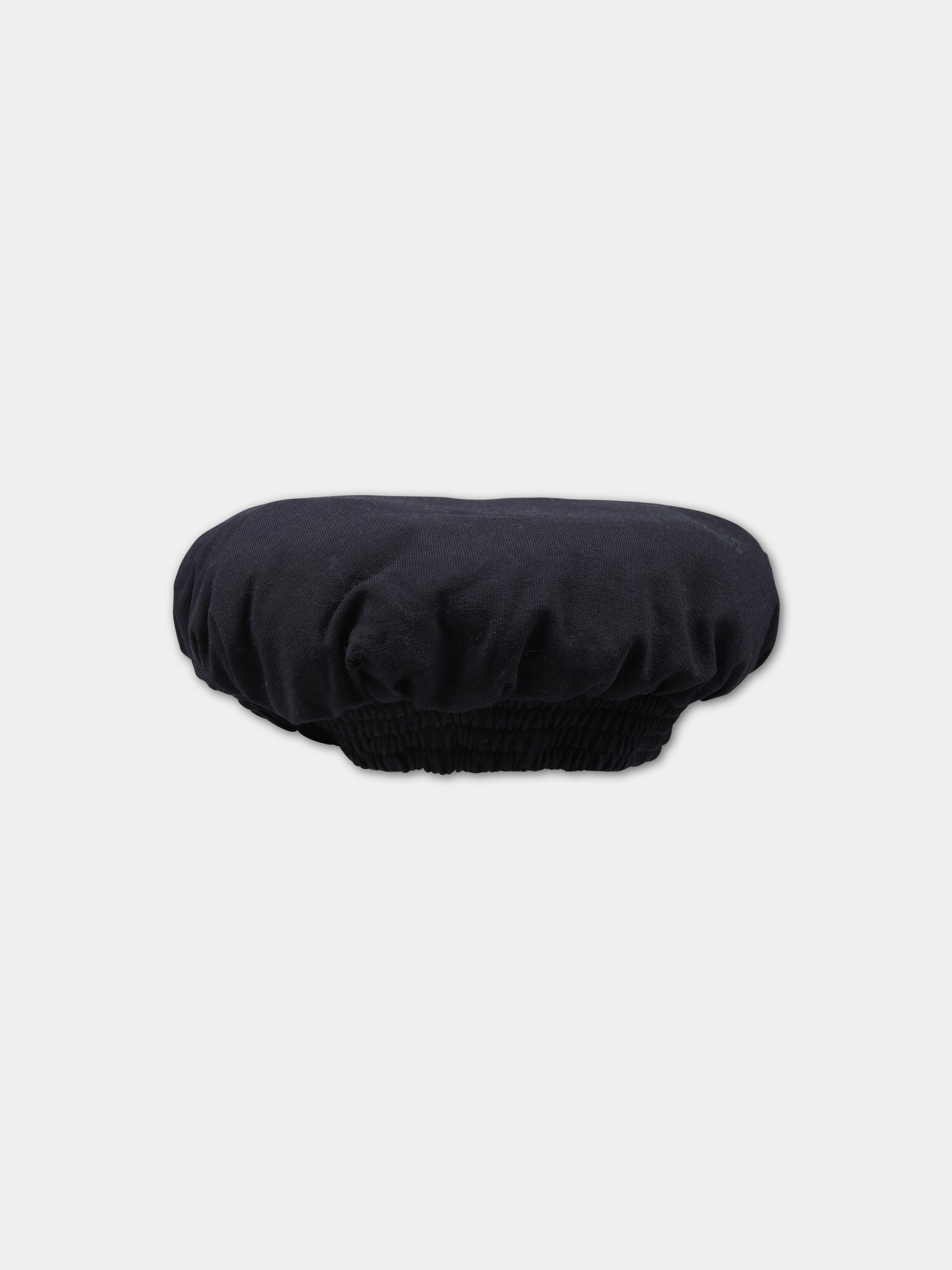 Basco nero per bambini con panda,Mini Rodini,1000014899