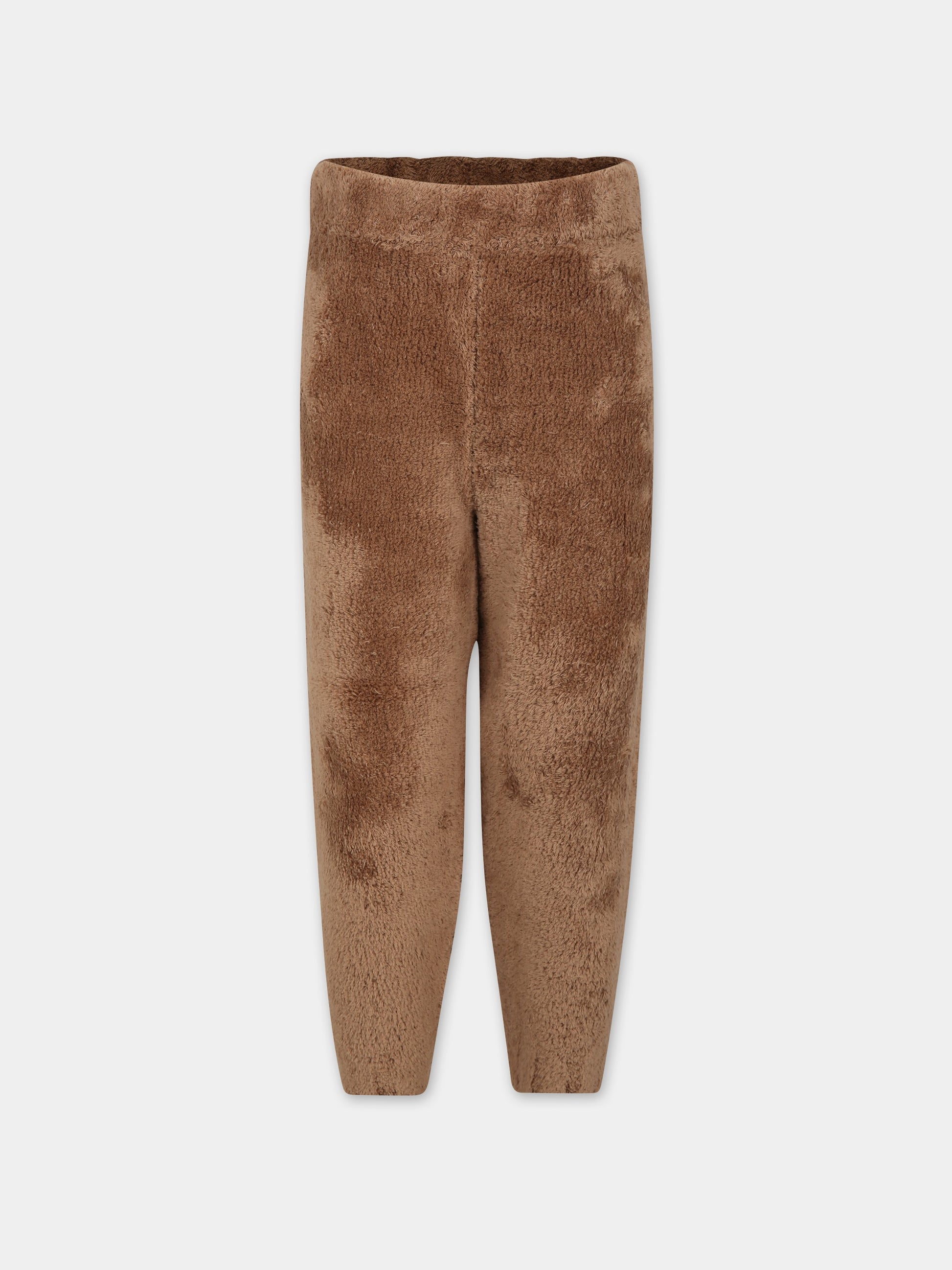 Pantalone casual  marrone per bambini,The New Society,W23KKNPA10S7