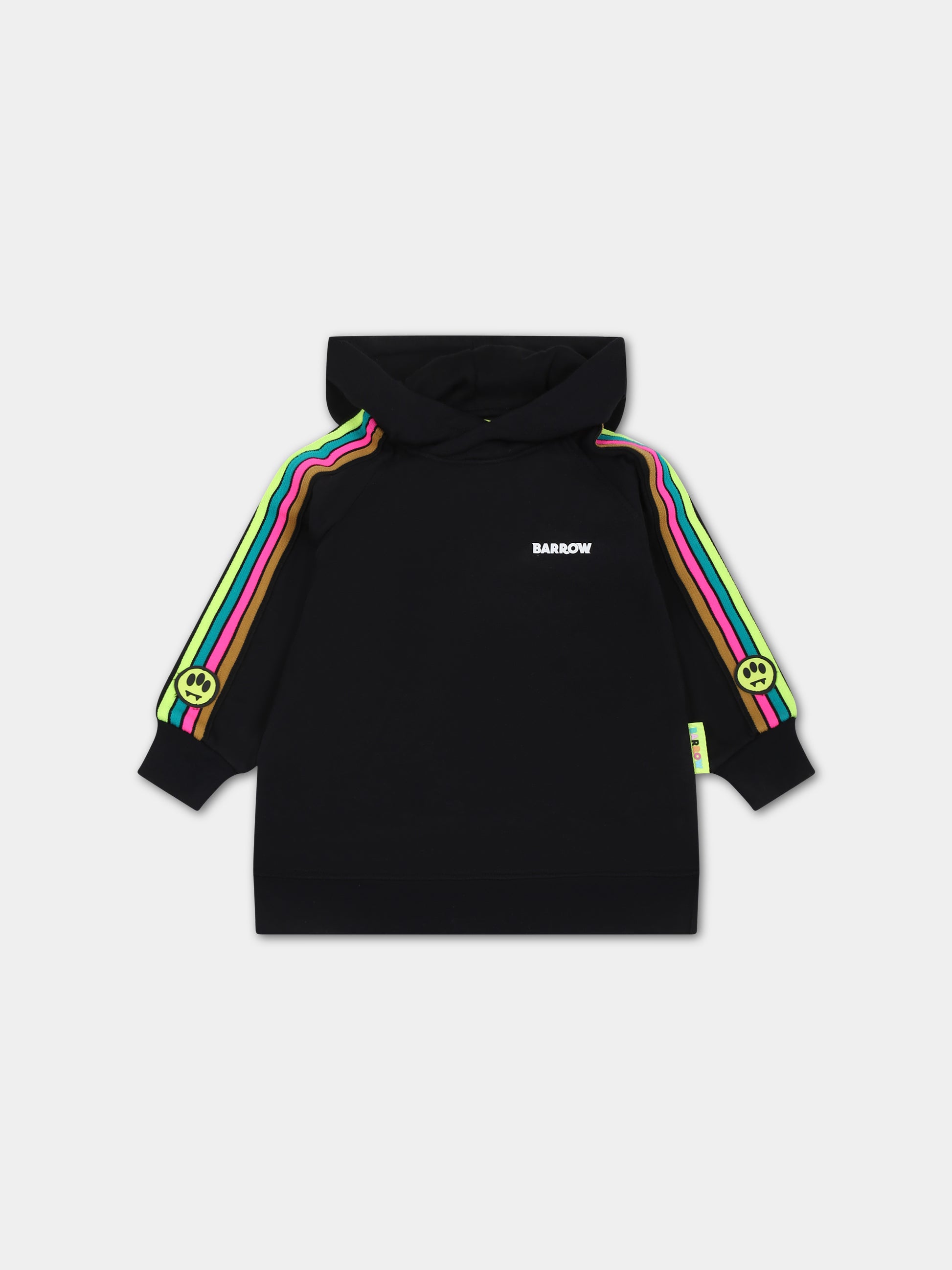 Vestito nero per neonata con smile,Barrow,F3BKNGDR109 110