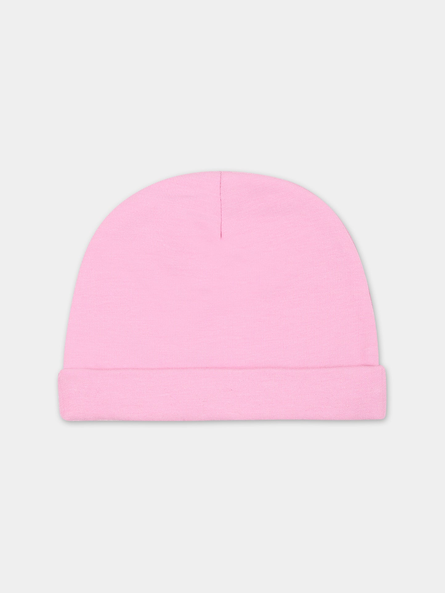 Set rosa per neonata con logo,Msgm Kids,F3MSUBRS035 042