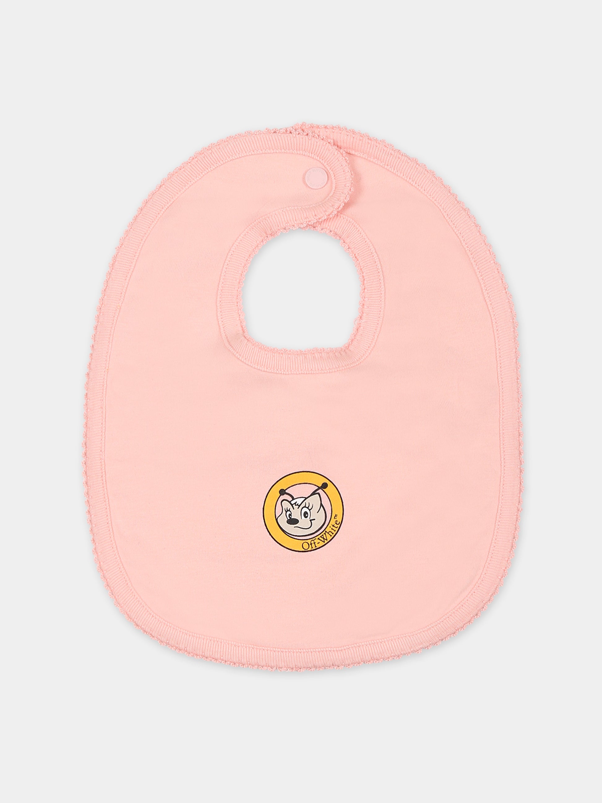 Set rosa per neonata,Off White,OG2X007F23JER0013010