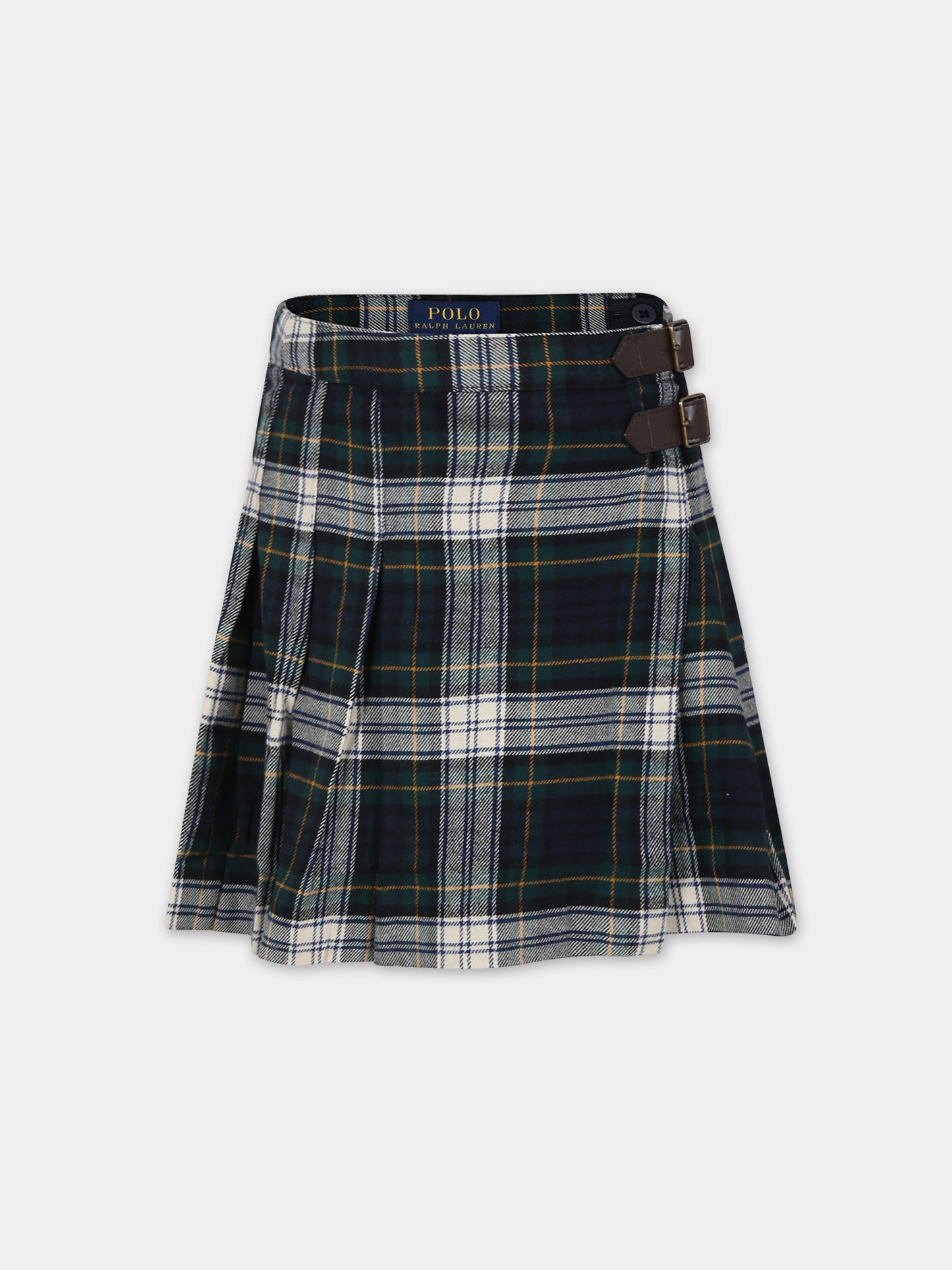 Gonna verde per bambina,Ralph Lauren Kids,916502001