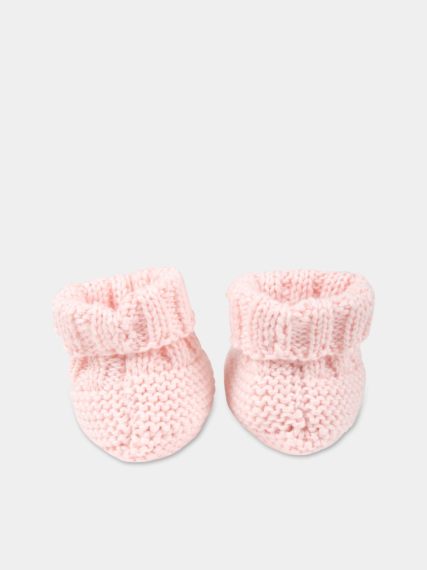 Babbucce rosa per neonata con pom pon,Tartine Et Chocolat,TX89000-31