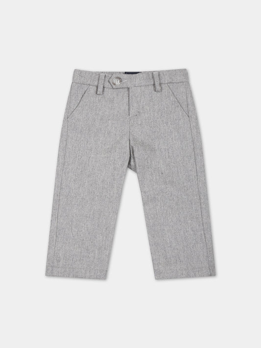 Pantaloni grigi per neonato,Fay Kids,FT6520 I0172 807