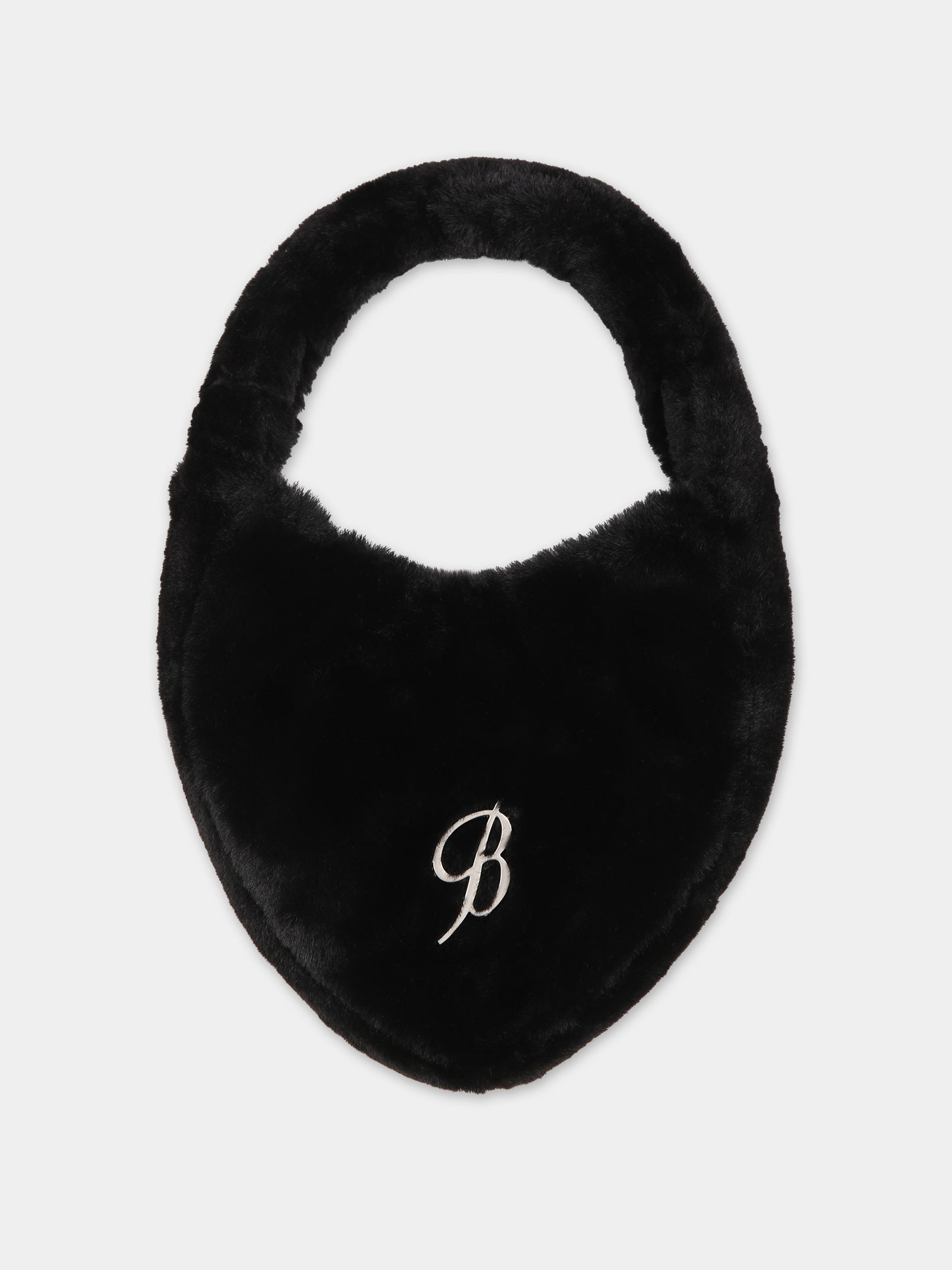 Black bag for girl with logo