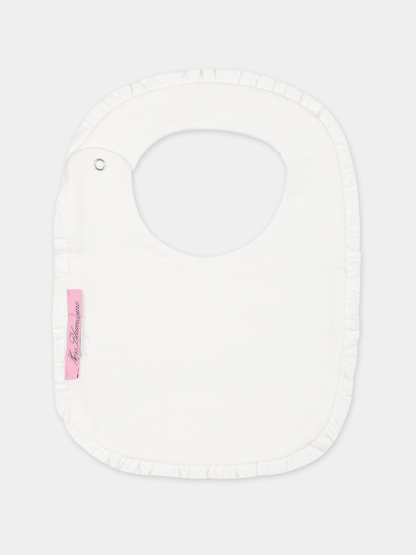 Set bianco per neonata con logo,Blumarine Baby,IF3109 10602