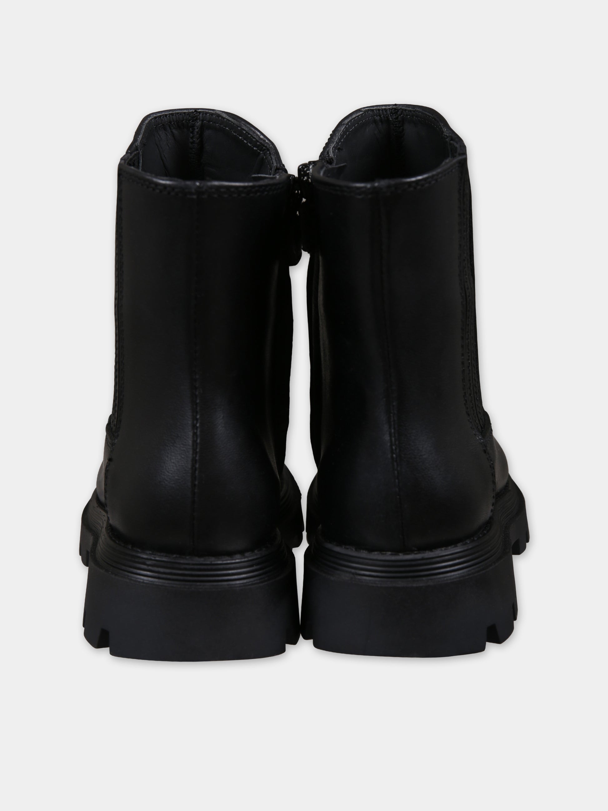 Stivaletti neri per bambini,Gallucci Kids,J30165AMBCA999