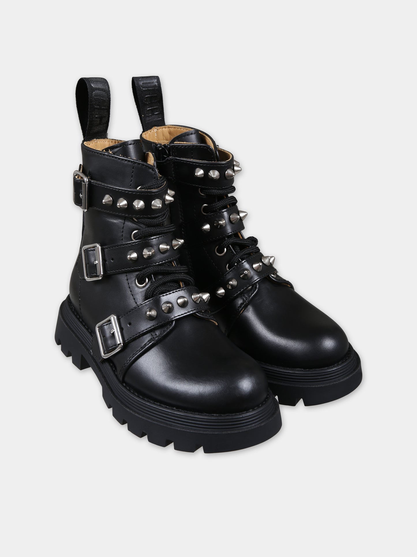 Anfibi neri per bambina,Gallucci Kids,J30234AM090999