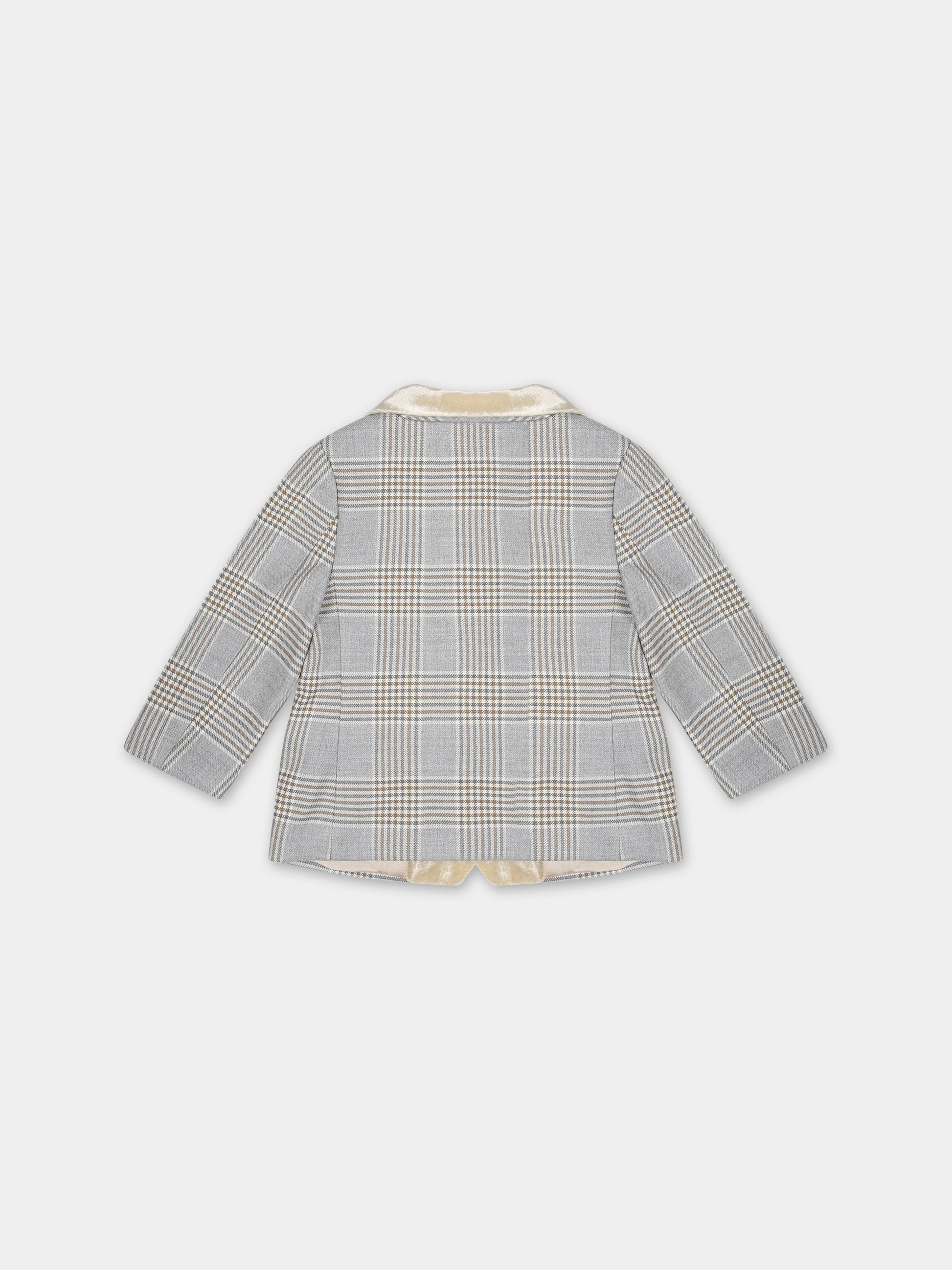 Giacca grigia per neonato,La Stupenderia,CCGH51Z19