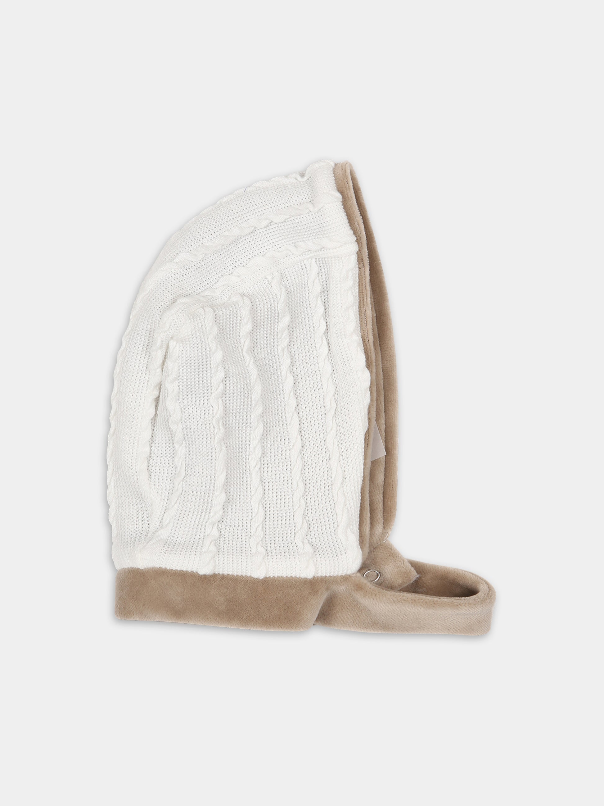 Cappello bianco per neonata,La Stupenderia,TBCP00M14