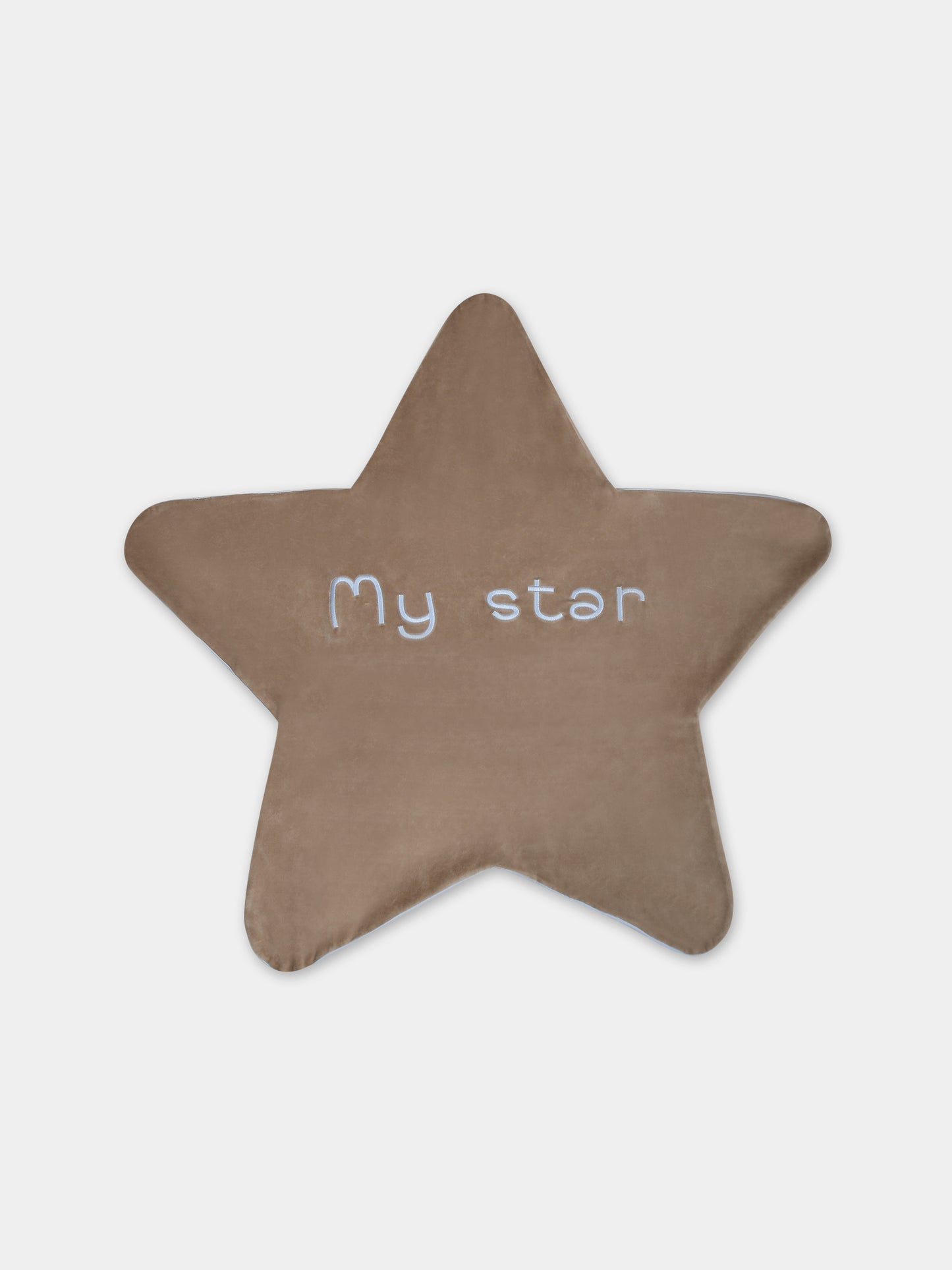 Coperta beige per neonato con scritta,La Stupenderia,TBCO53L05