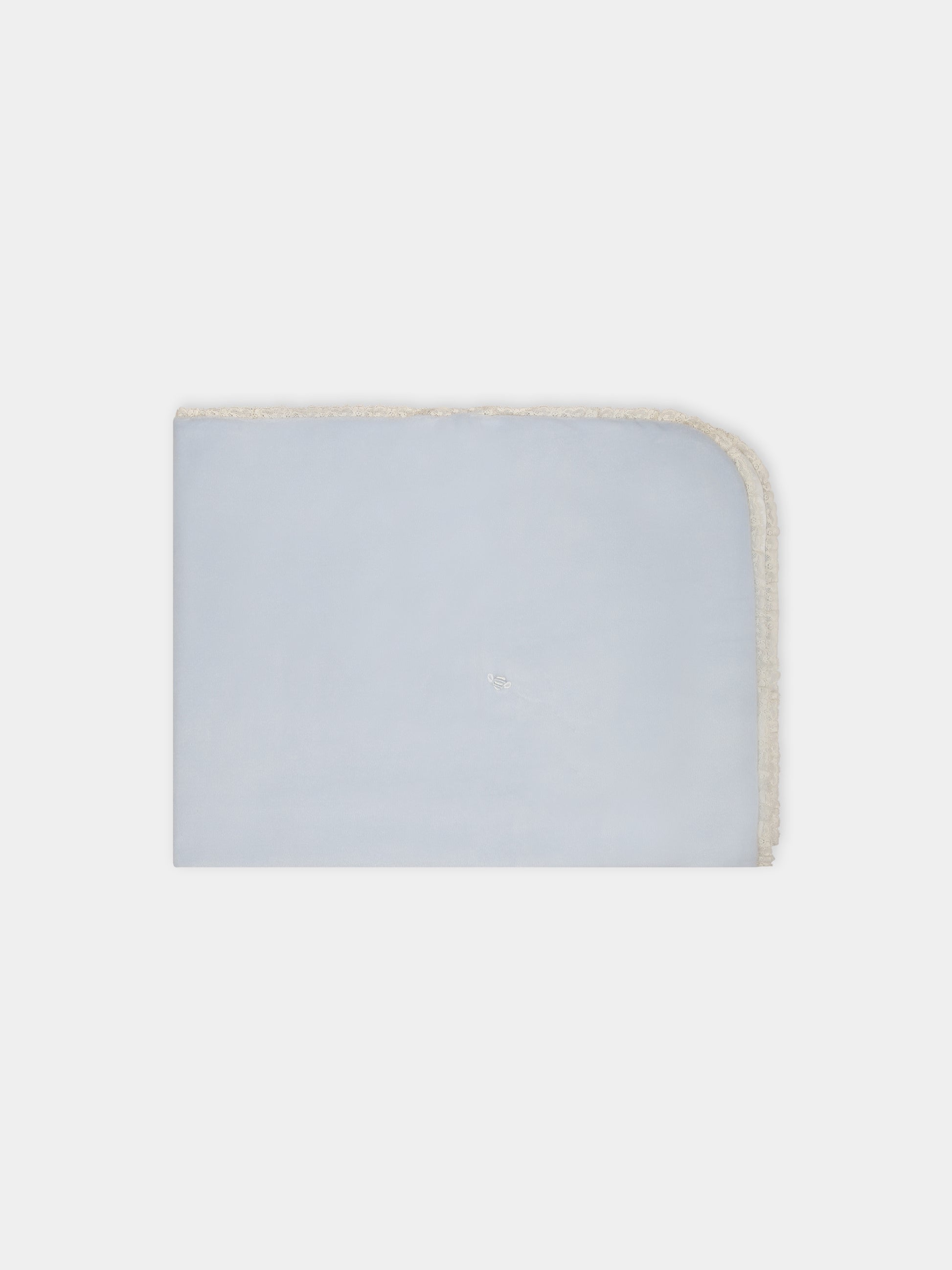 Coperta celeste per neoanto con fiocco,La Stupenderia,TBCO50L04