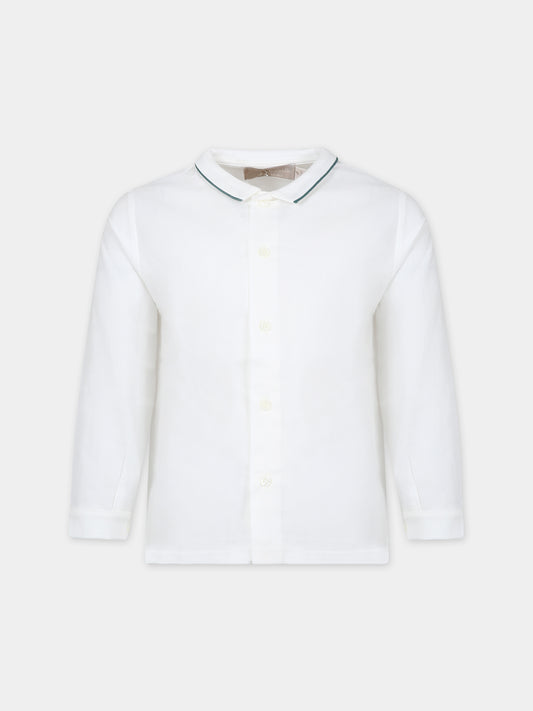 Camicia bianca per bambino,La Stupenderia,CCM63VER