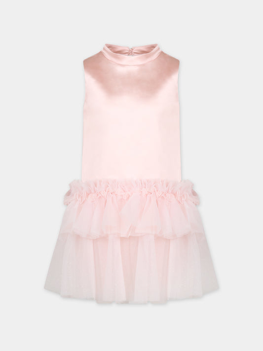 Vestito rosa per bambina,Simonetta,ST1C22 S0145 505