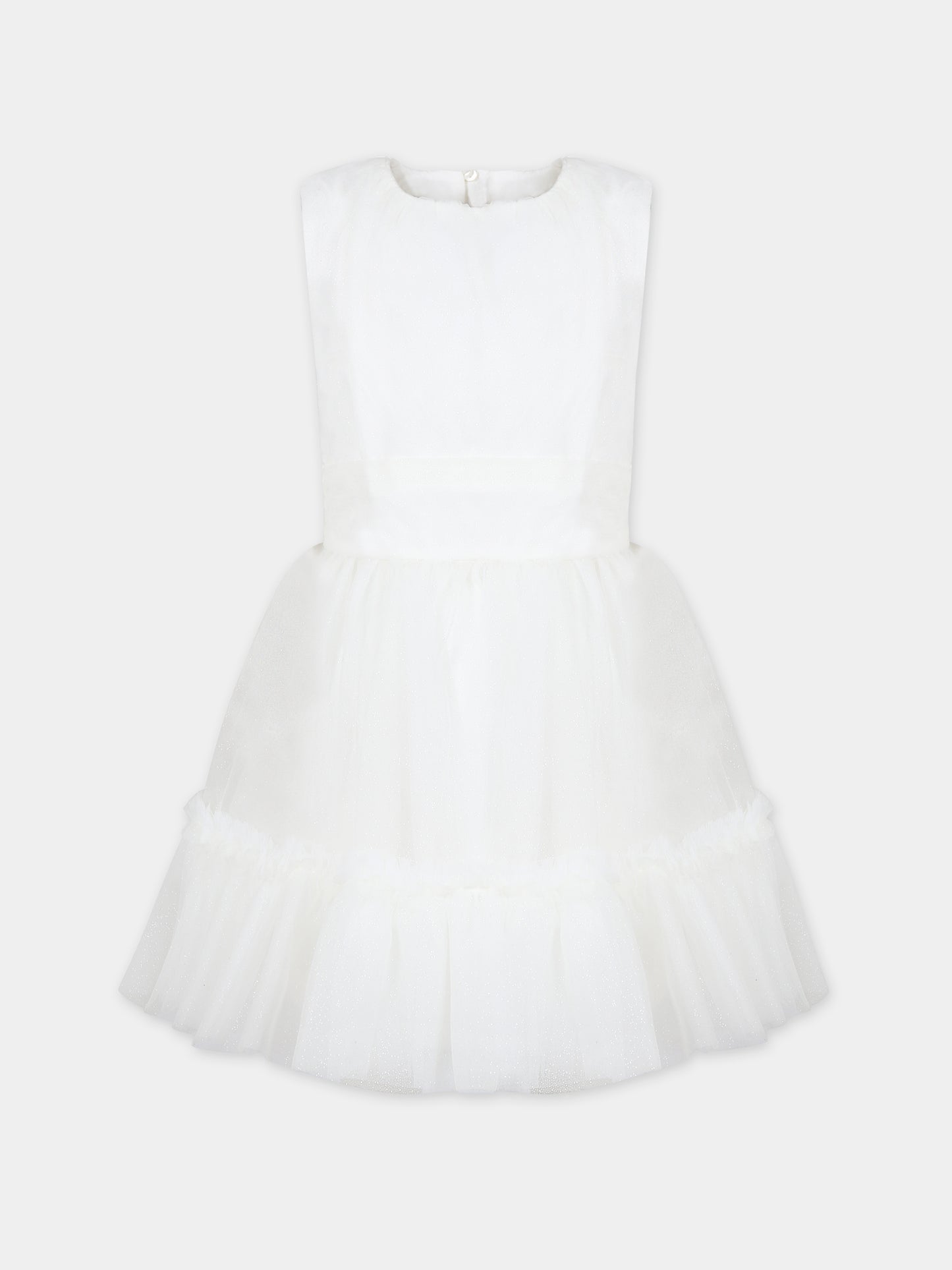 Vestito avorio per bambina,Simonetta,ST1C11 O0046 101