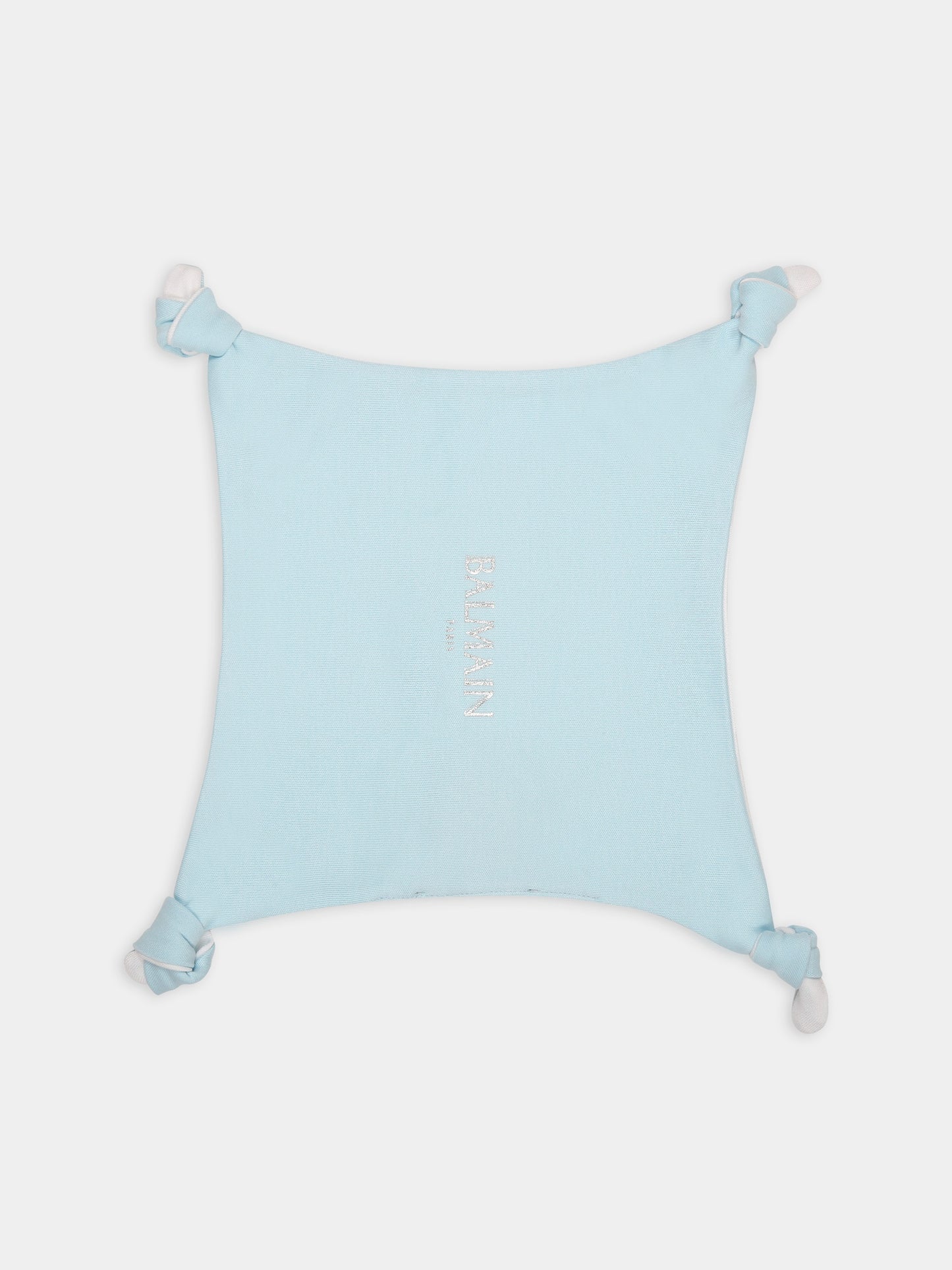 Set celeste per neonato con logo,Balmain Kids,BTB630 Z1769 639