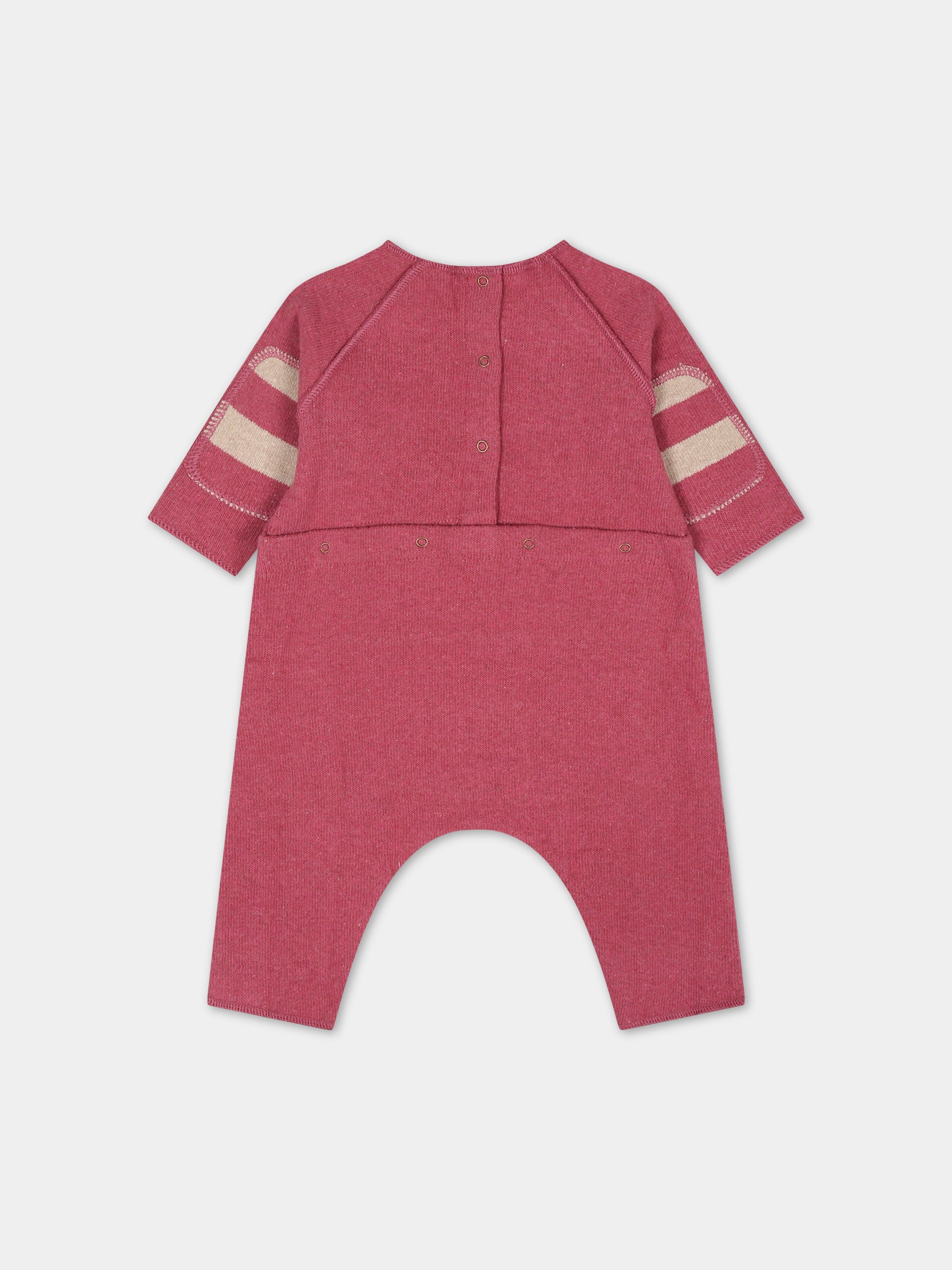 Tutina fucsia per neonata con scritta,Zhoe & Tobiah,K9 BLUSSTBI