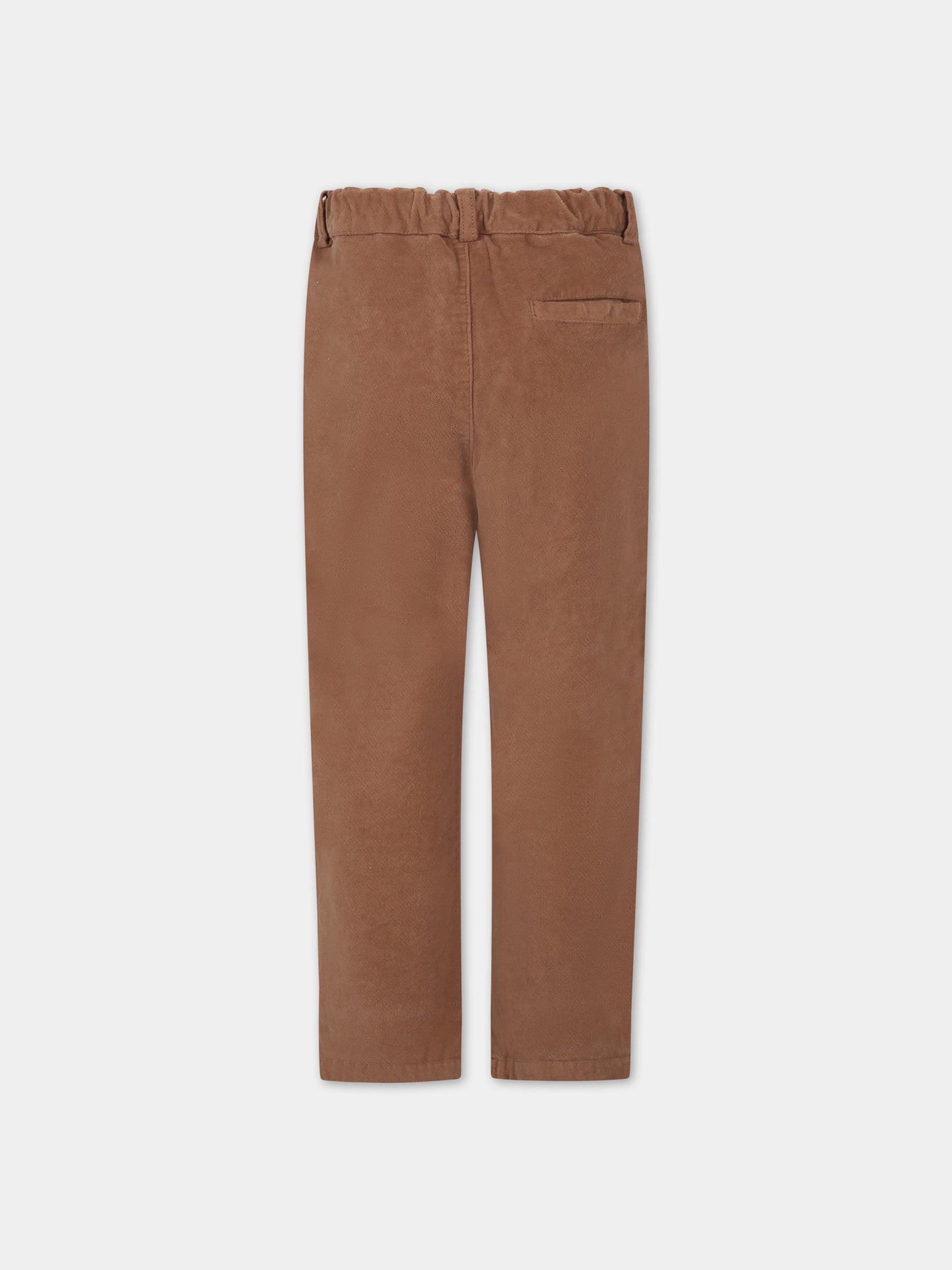 Pantaloni marrone per bambino,Zhoe & Tobiah,PJS18 159