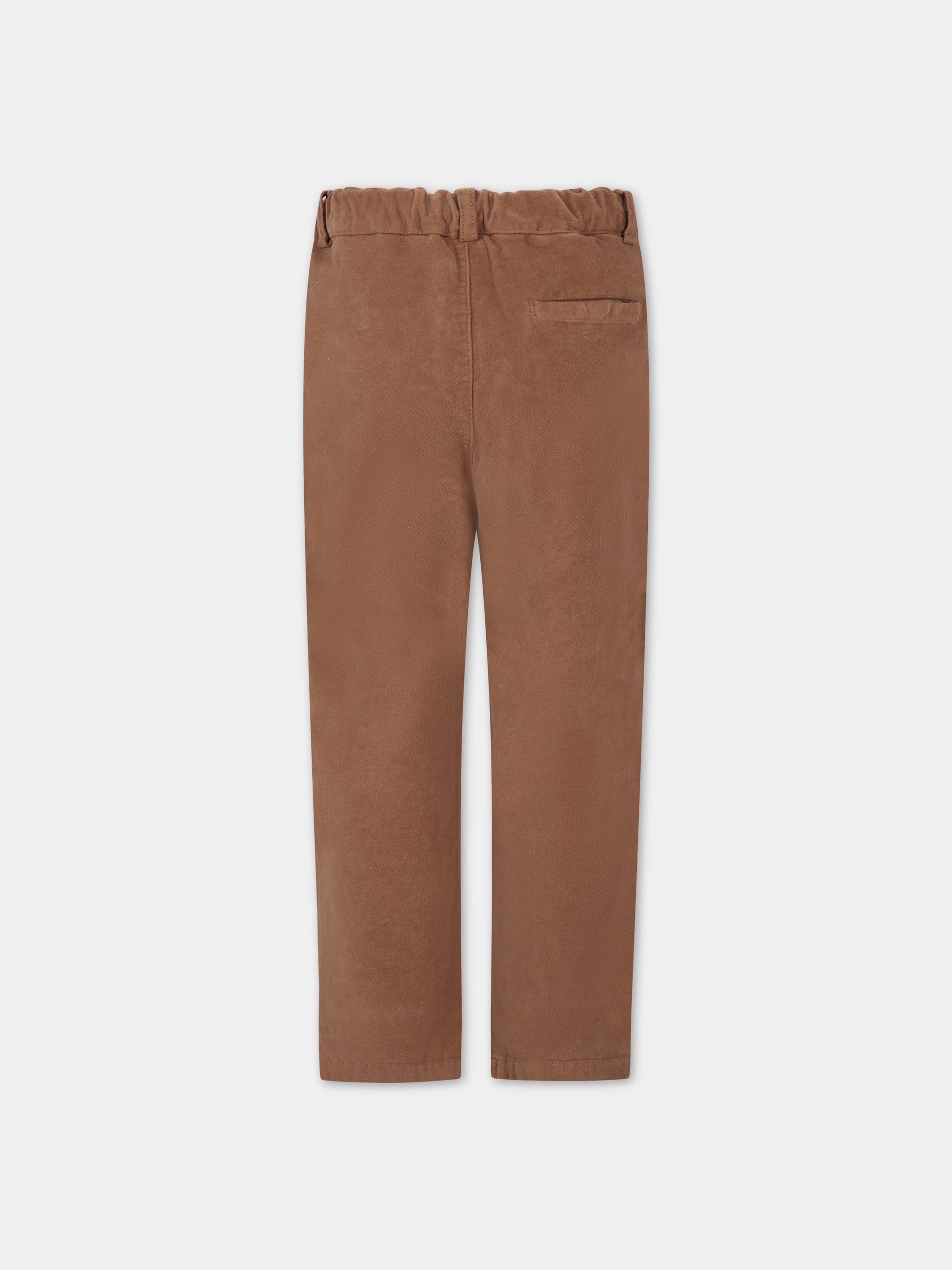 Pantaloni marrone per bambino,Zhoe & Tobiah,PJS18 159