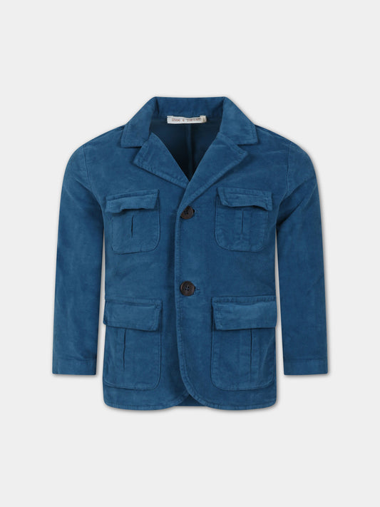 Giacca azzurra per bambino,Zhoe & Tobiah,PJS14 320