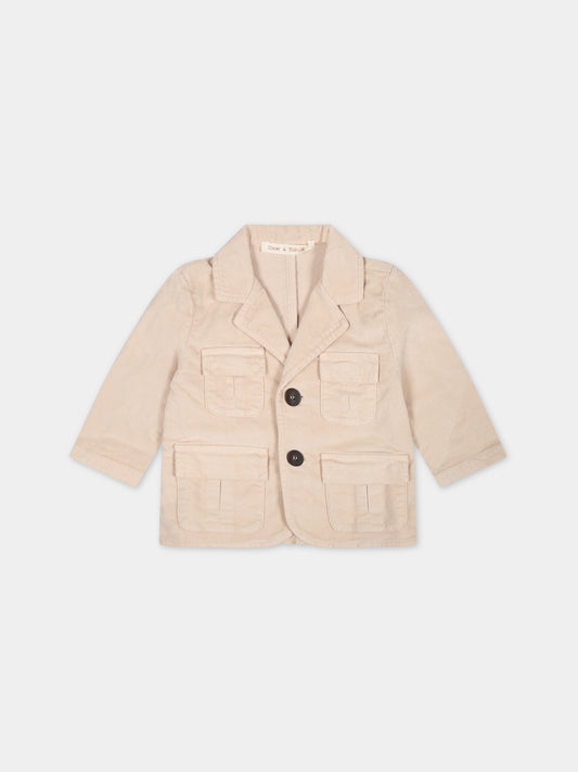 Giacca avorio per neonato,Zhoe & Tobiah,PJS14 45 BB