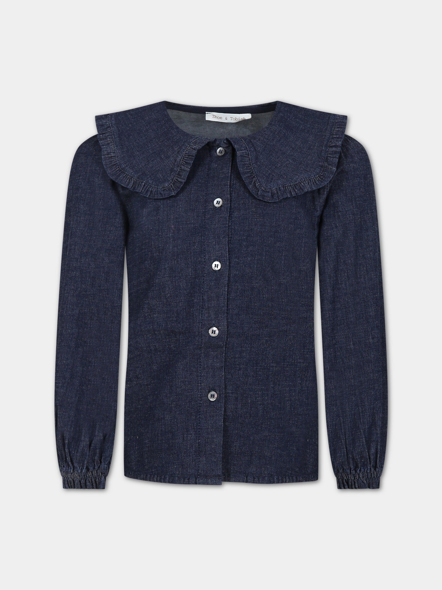 Camicia blu per bambina,Zhoe & Tobiah,DI1 93