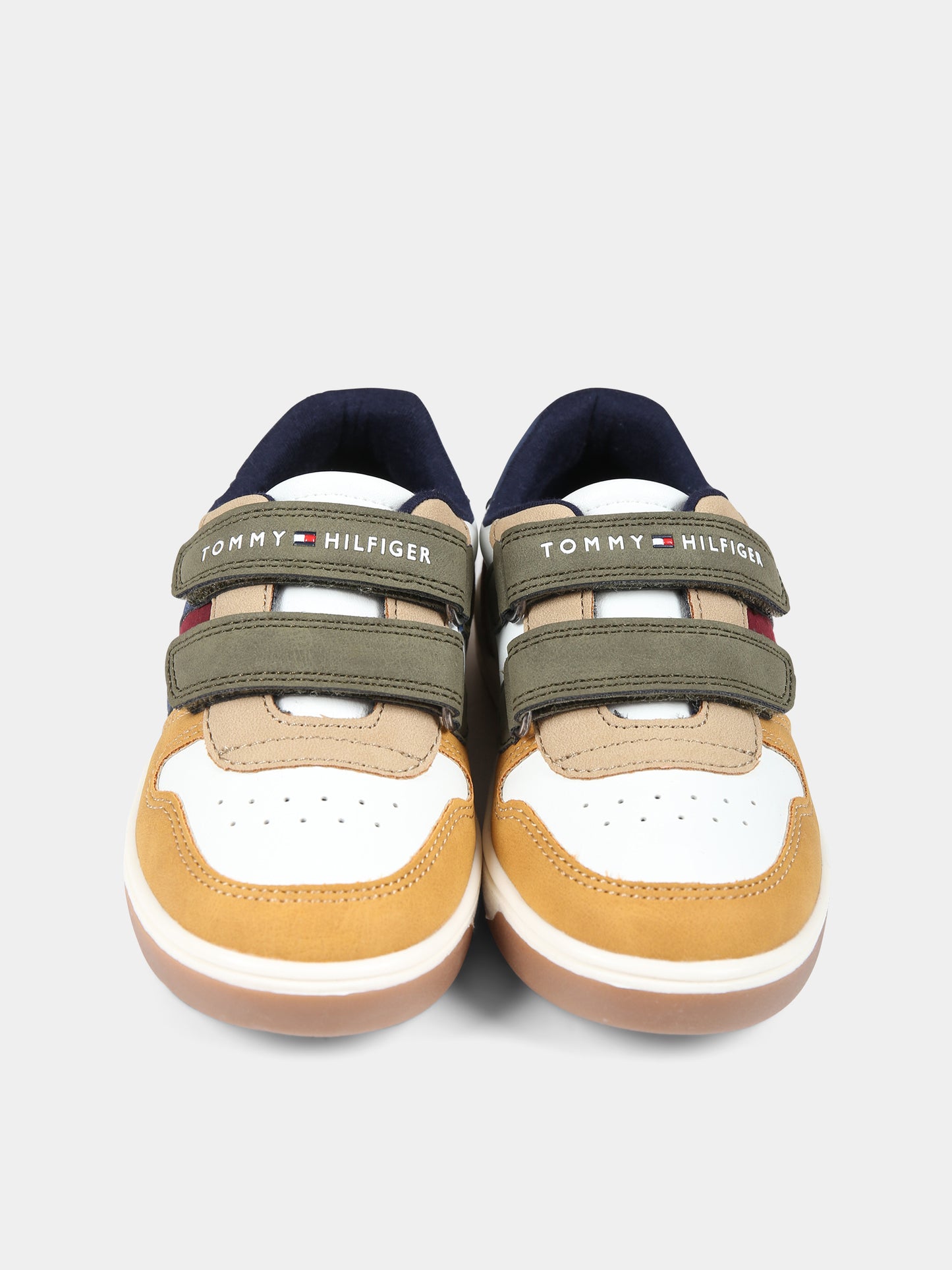 Sneakers bianche per bambino con logo,Tommy Hilfiger Junior,T1B9 33099 1269A330