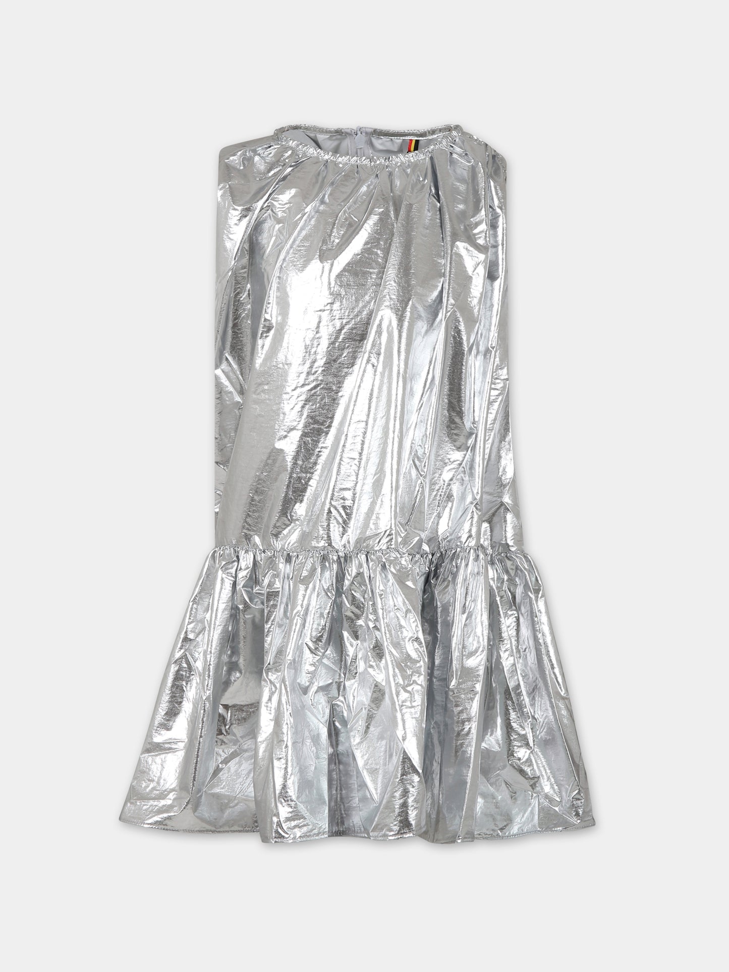 Vestito argento per bambina,Caroline Bosmans,AW23 4026B 40 9999