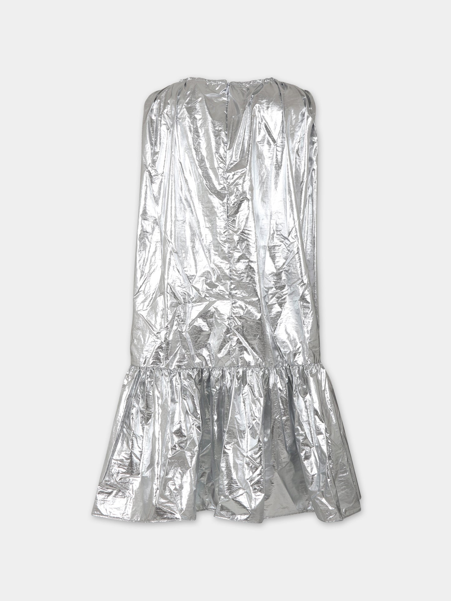 Vestito argento per bambina,Caroline Bosmans,AW23 4026B 40 9999