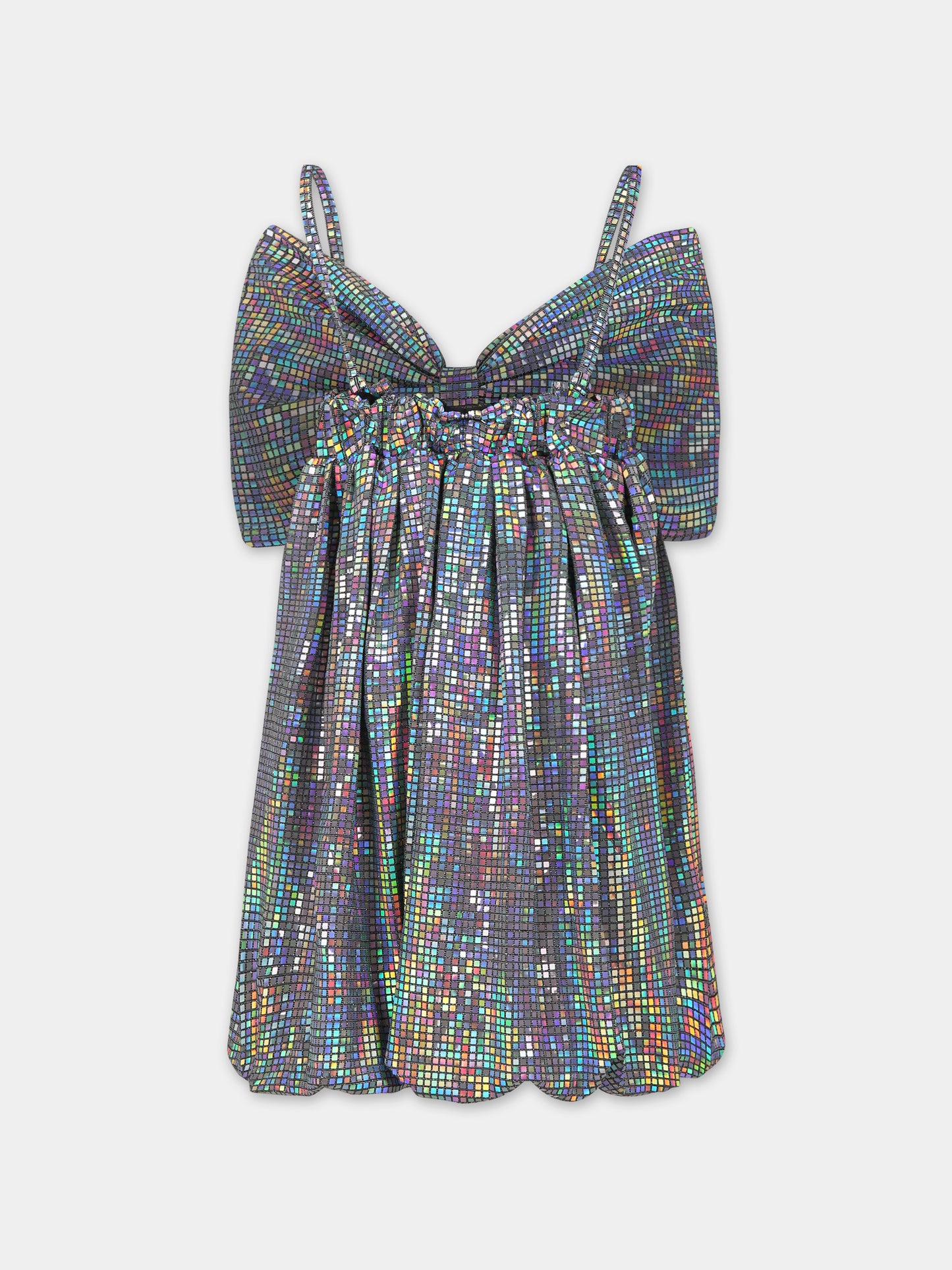 Vestito argento per bambina,Caroline Bosmans,AW23 4030 41 9520