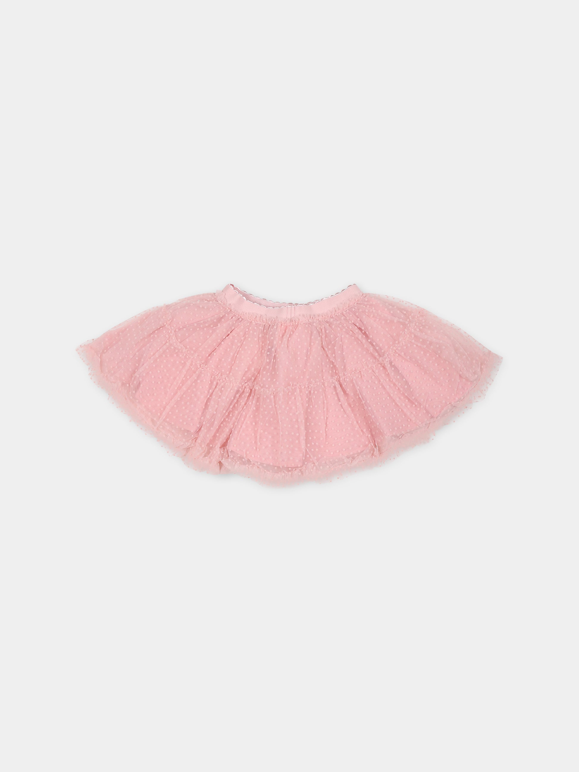 Gonna rosa per neonata con pois,Mayoral,2967 019