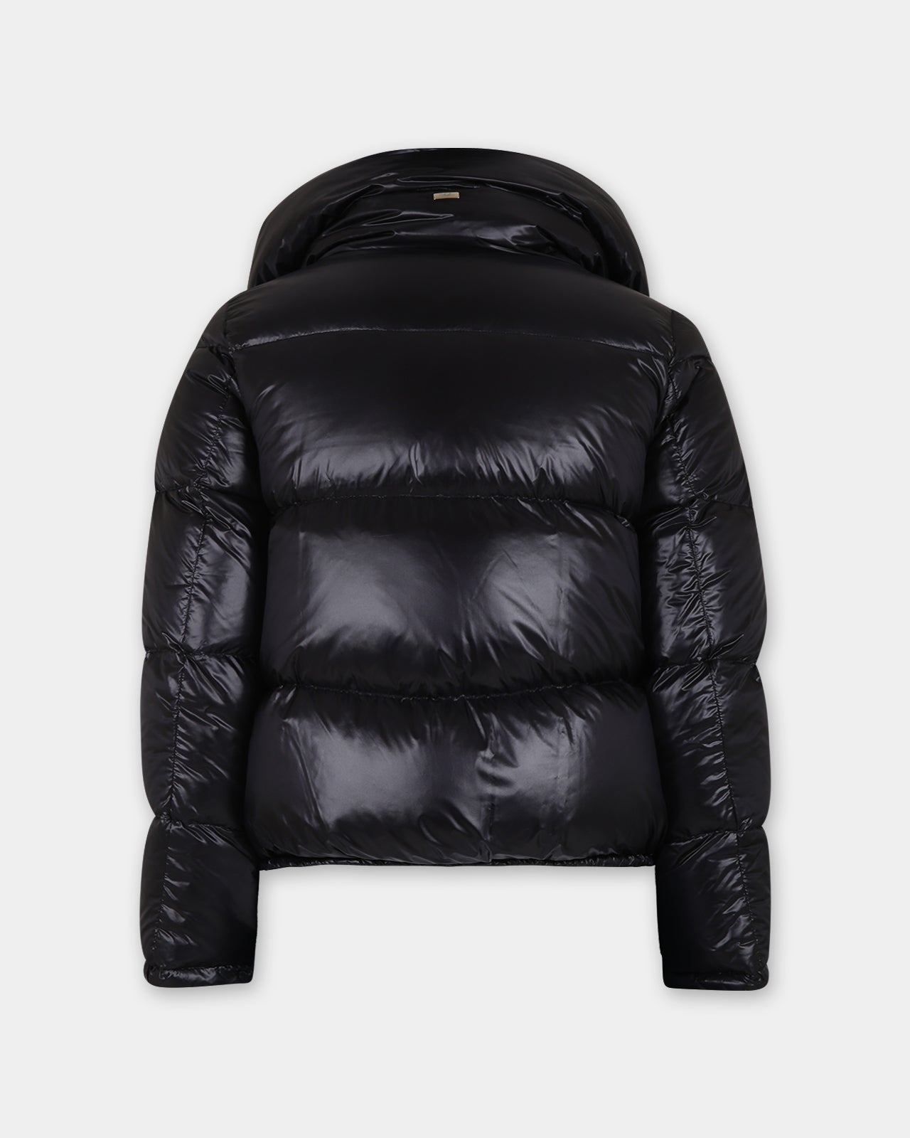 Piumino nero per bambina con logo,Herno Kids,PI000153G 12017 9300