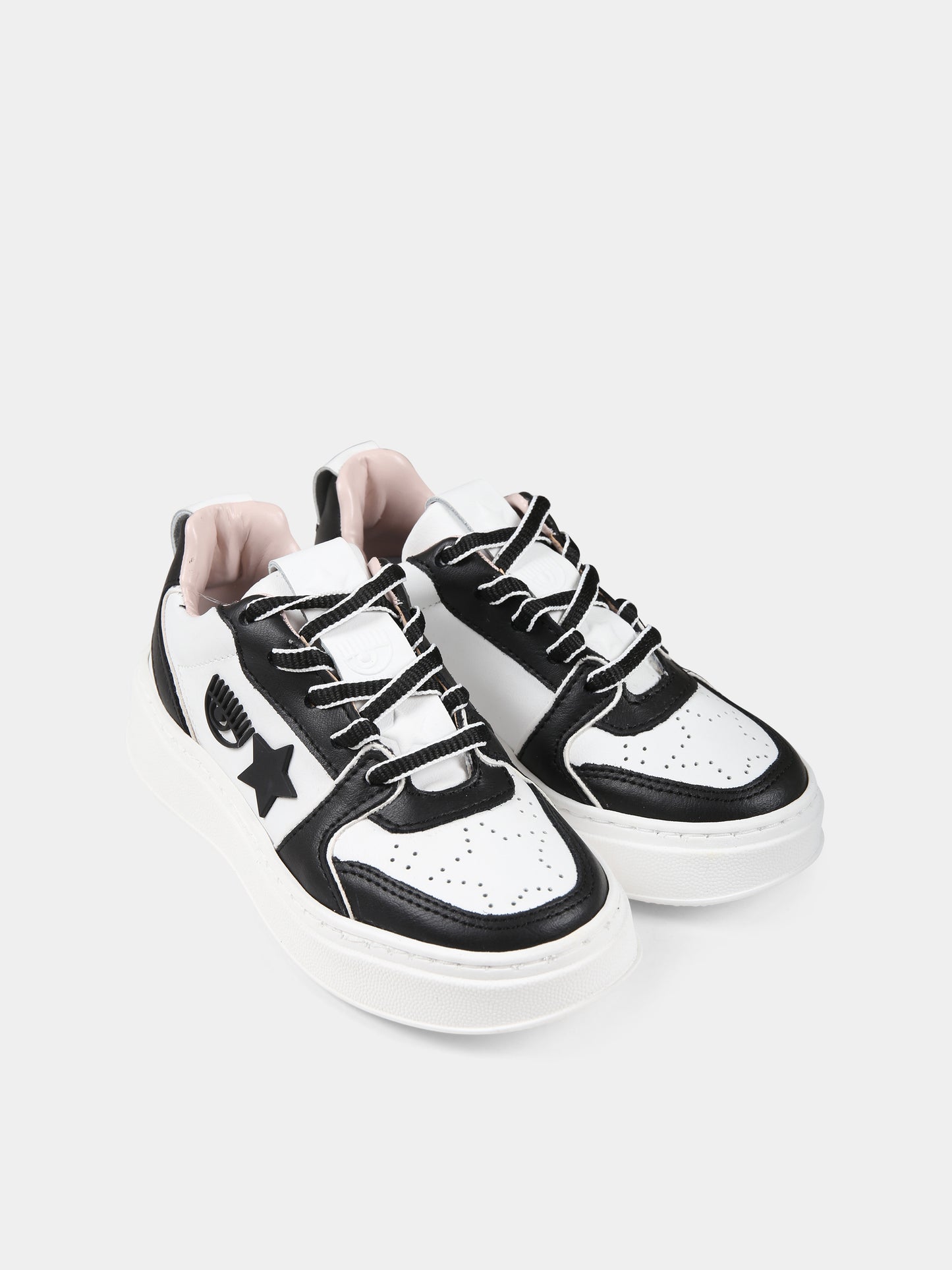 Sneakers bianche per bambina con eyestar,Chiara Ferragni Collection,CFB250 034 K