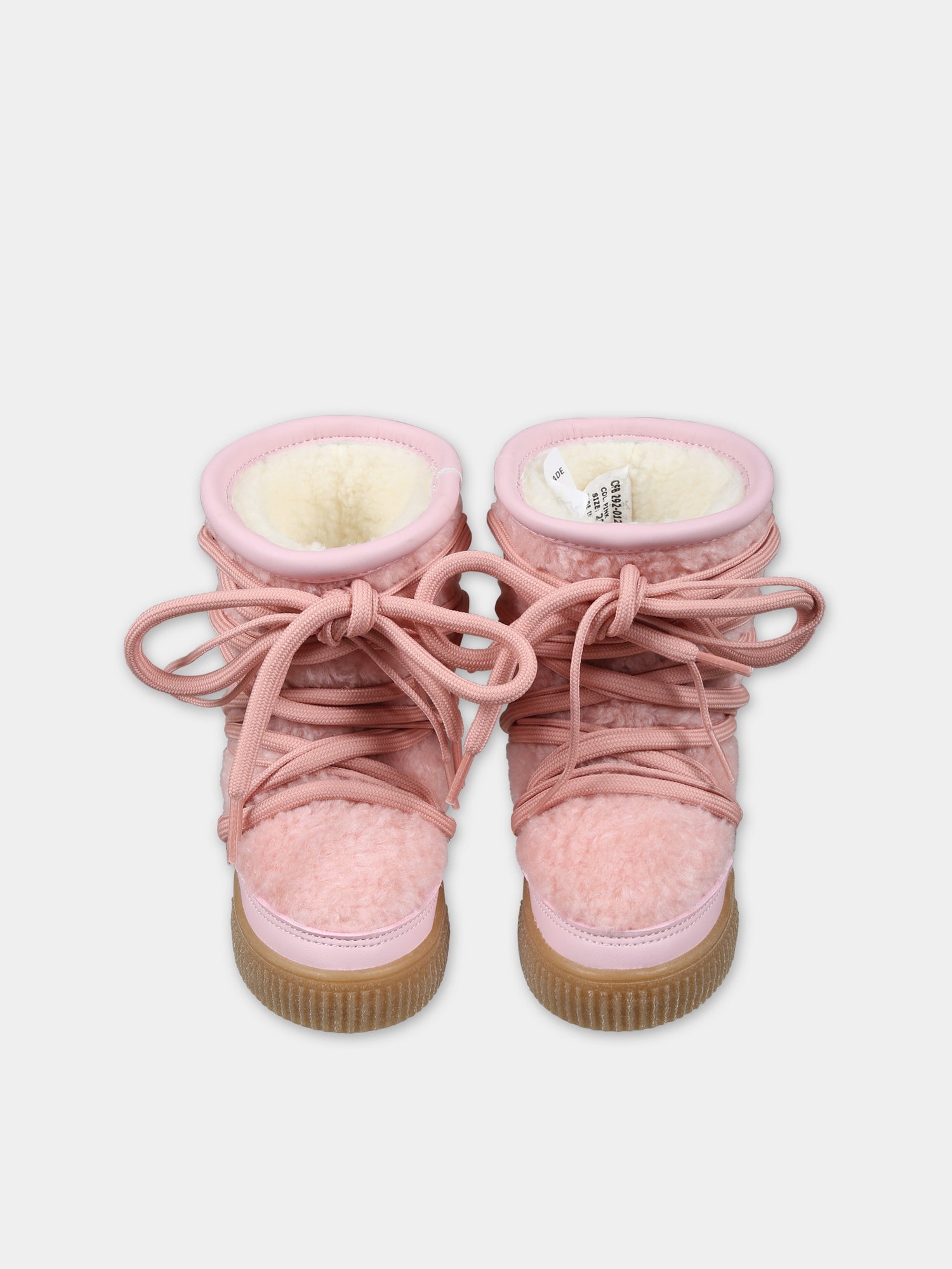 Stivali da neve rosa per bambina con logo,Chiara Ferragni Collection,CFB292 012 K