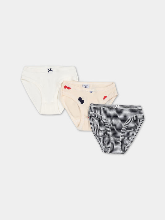 Set bianco per bambina,Petit Bateau,A095Q 00