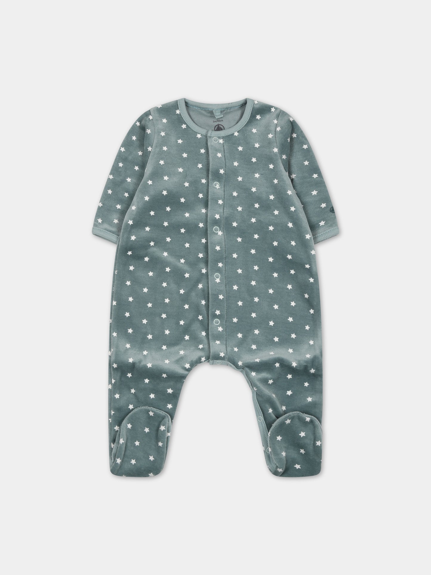 Tutina verde per neonati,Petit Bateau,A087R 01
